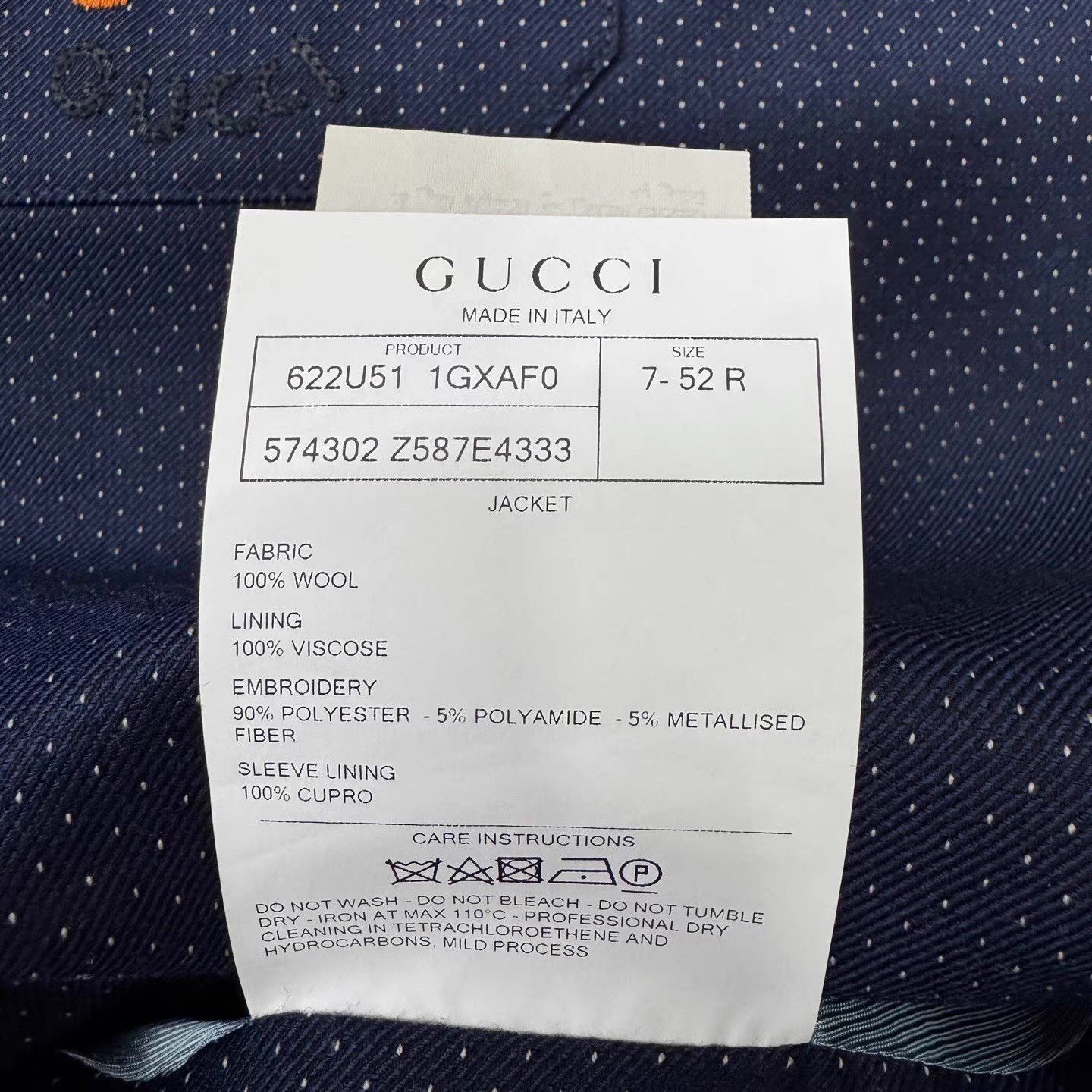 Gucci Blue Button-Up Shirt with Embroidered Lion Design Size US XL / EU 56 / 4 - 5 Thumbnail
