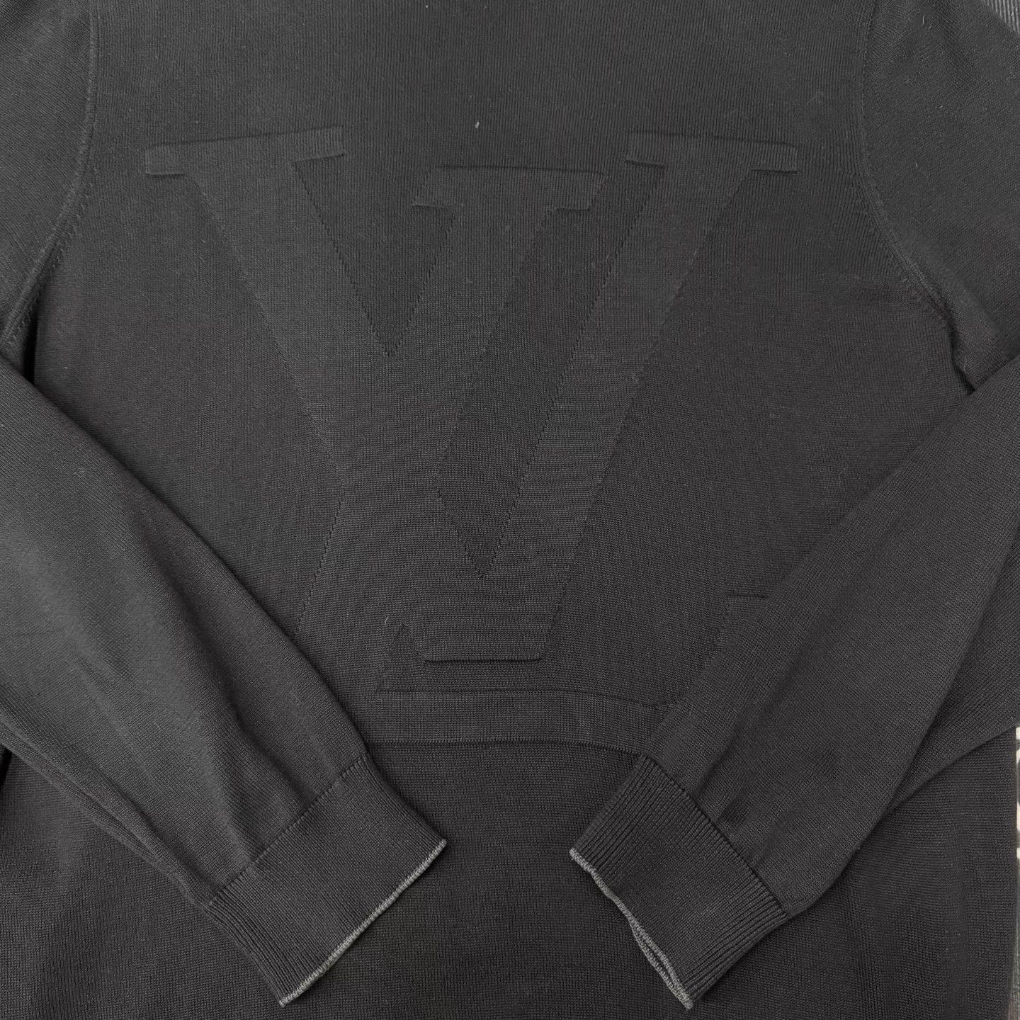 Louis Vuitton Black Logo Print Hoodie Size US L / EU 52-54 / 3 - 3 Thumbnail
