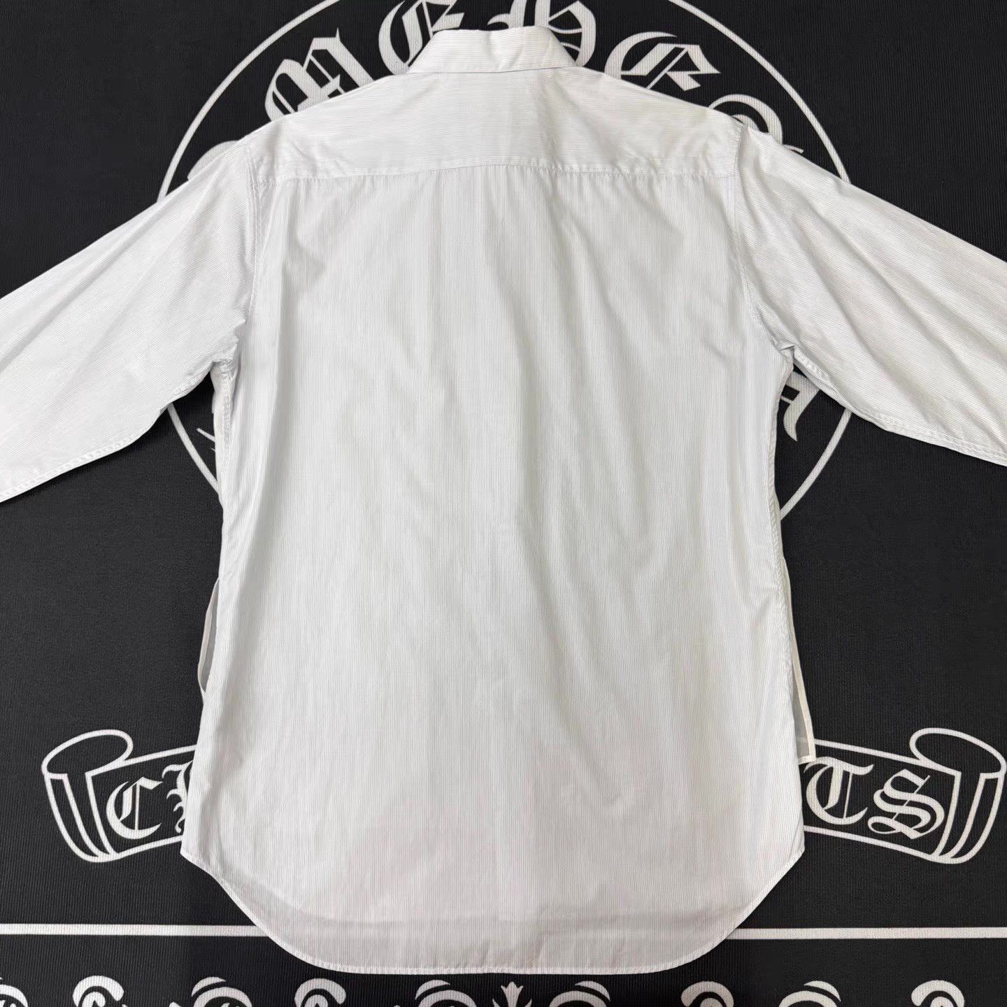 Dior White Button-Up Shirt with Chest Pocket Size US L / EU 52-54 / 3 - 3 Thumbnail