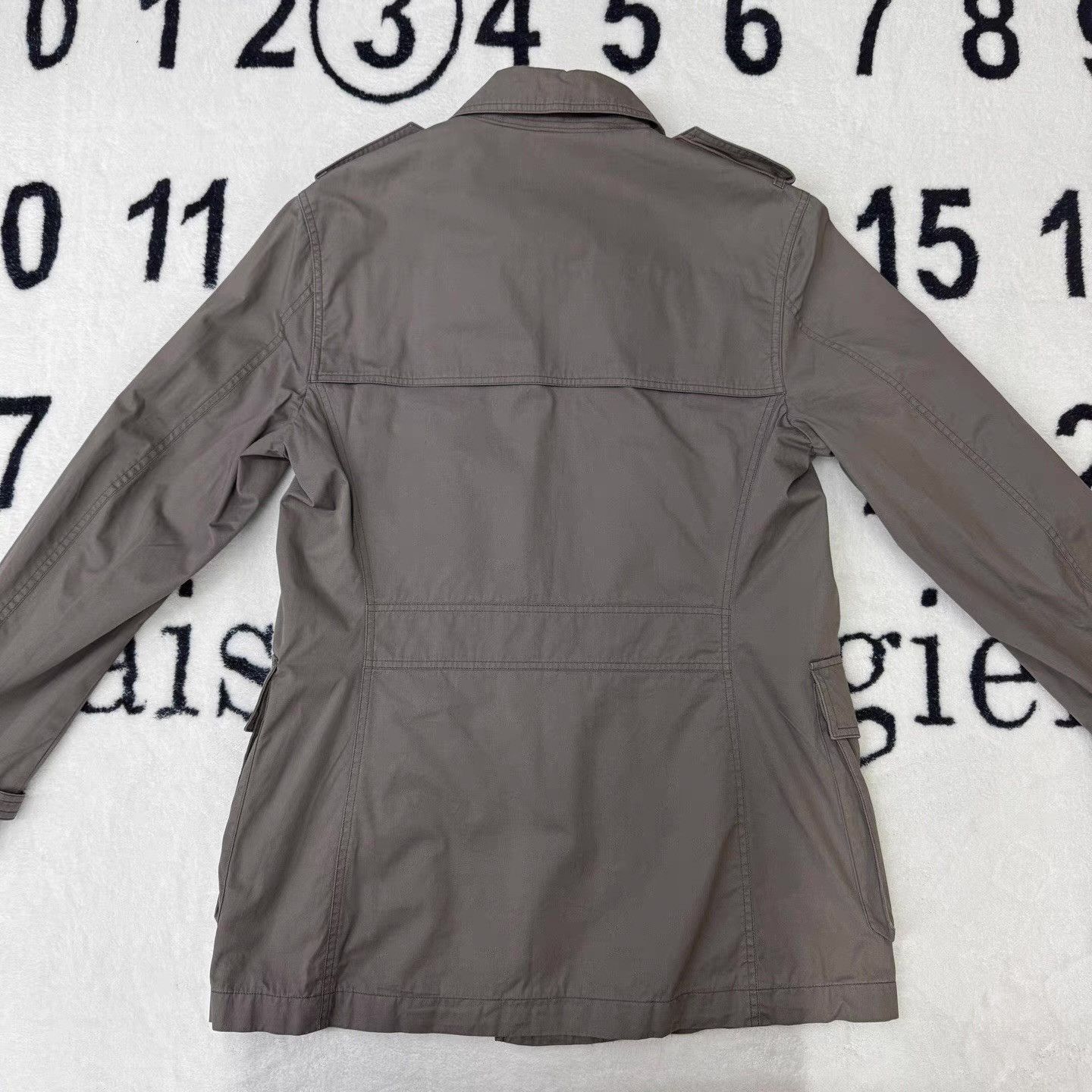 Burberry Gray Double-Breasted Light Jacket Size L Size US L / EU 52-54 / 3 - 3 Thumbnail