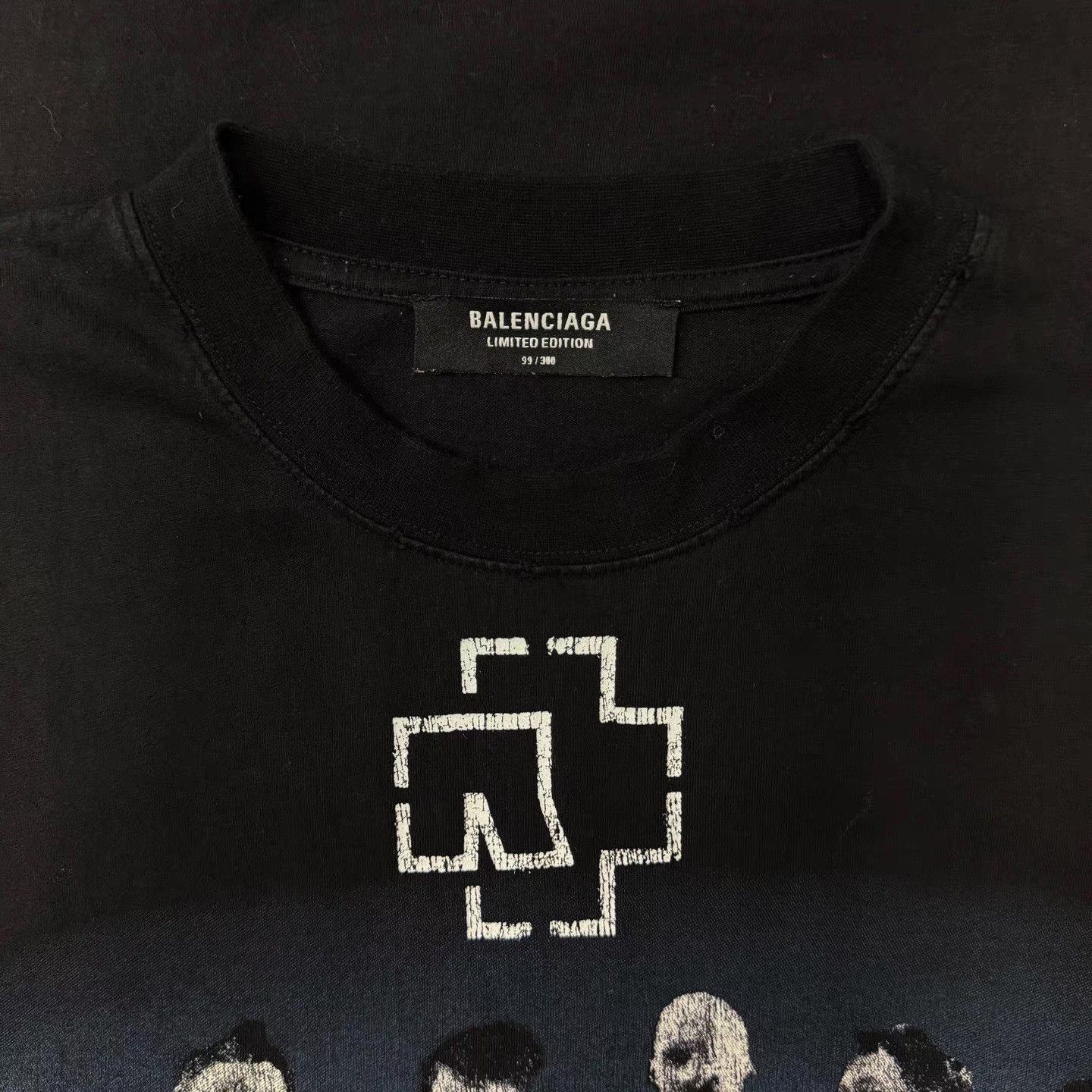 Balenciaga Rammstein Band Print Short Sleeve T-Shirt Size US M / EU 48-50 / 2 - 2 Thumbnail