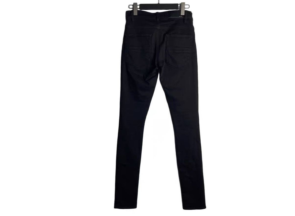 Amiri Black Ripped Denim Jeans Size US 31 - 2 Thumbnail