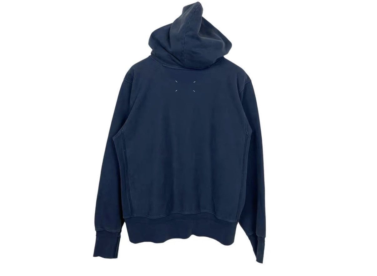 Maison Margiela Blue Hooded Sweatshirt, Size M Size US M / EU 48-50 / 2 - 2 Thumbnail