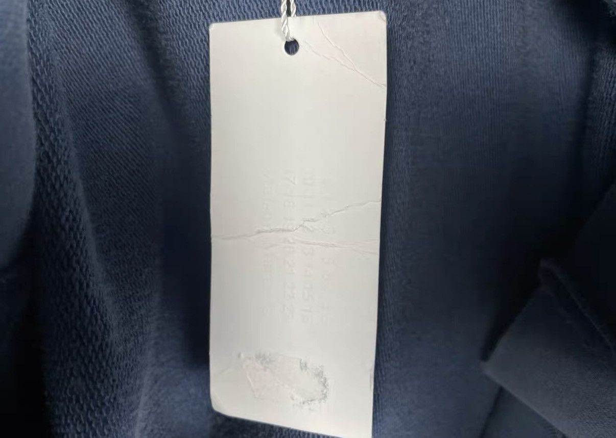 Maison Margiela Blue Hooded Sweatshirt, Size M Size US M / EU 48-50 / 2 - 6 Thumbnail