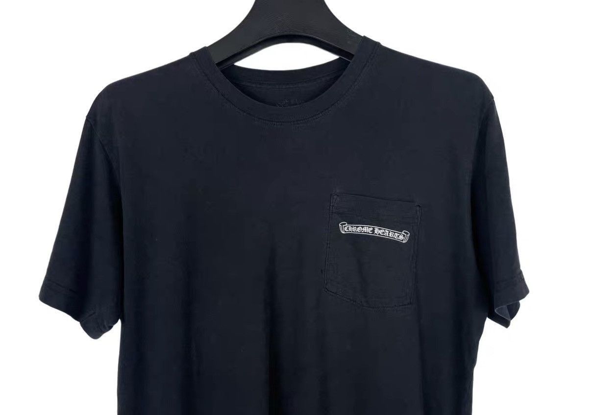 Chrome Hearts Black Short-Sleeve Pocket T-Shirt Size US L / EU 52-54 / 3 - 3 Thumbnail