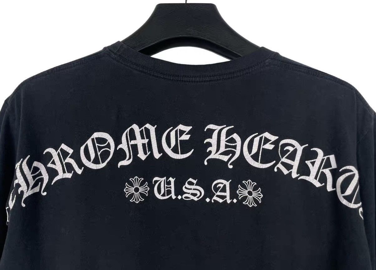 Chrome Hearts Black Short-Sleeve Pocket T-Shirt Size US L / EU 52-54 / 3 - 4 Thumbnail