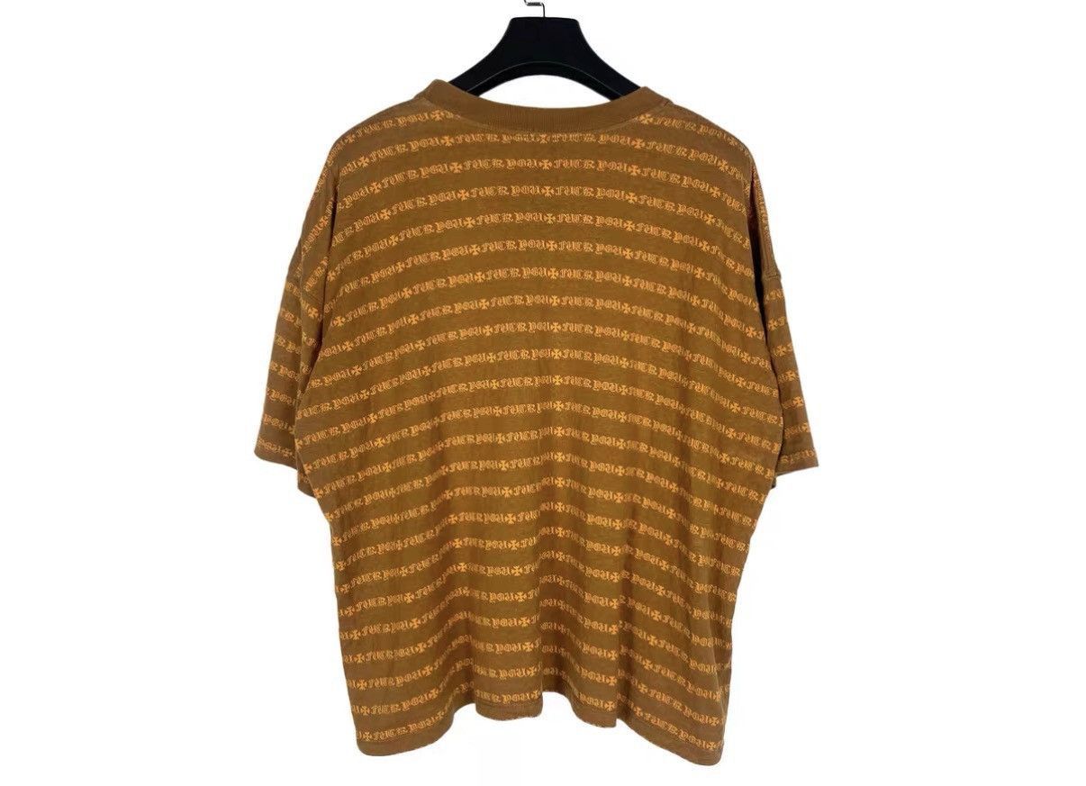 Chrome Hearts Orange Patterned Short Sleeve Shirt Size L Size US L / EU 52-54 / 3 - 2 Thumbnail