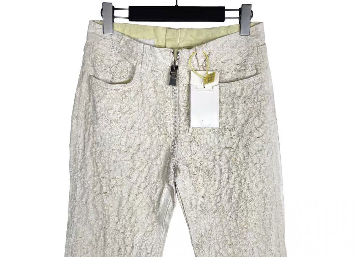 Givenchy White Textured Casual Pants Size 26 Size US 26 / EU 42 - 5 Thumbnail