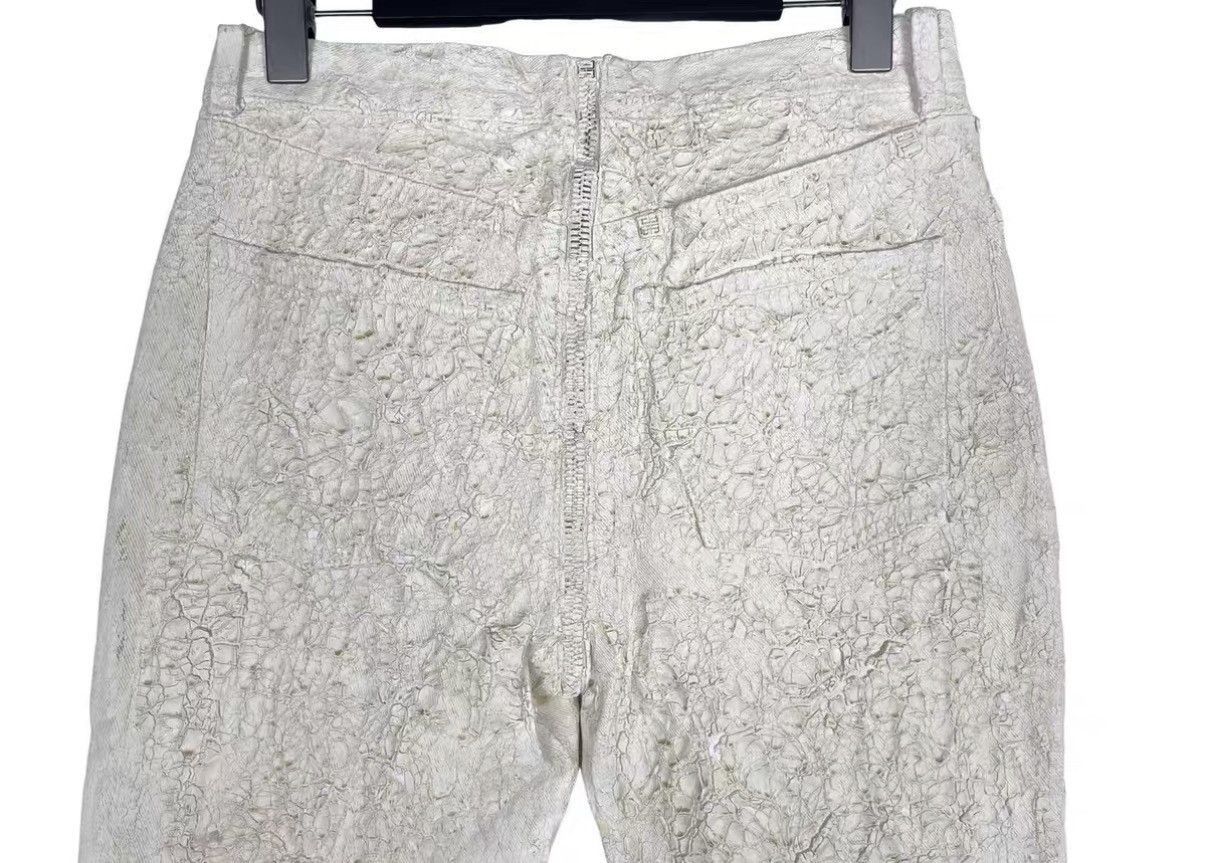 Givenchy White Textured Casual Pants Size 26 Size US 26 / EU 42 - 3 Thumbnail