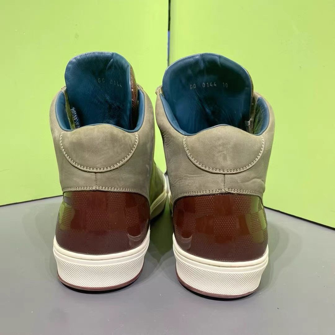 Louis Vuitton Brown High-Top Sneakers Size 11 Size US 11 / EU 44 - 6 Thumbnail