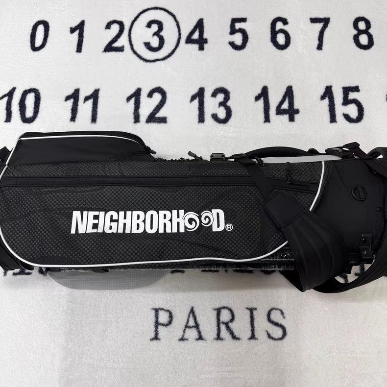 Neighborhood Black Golf Bag with Multiple Compartments Size ONE SIZE - 4 Thumbnail