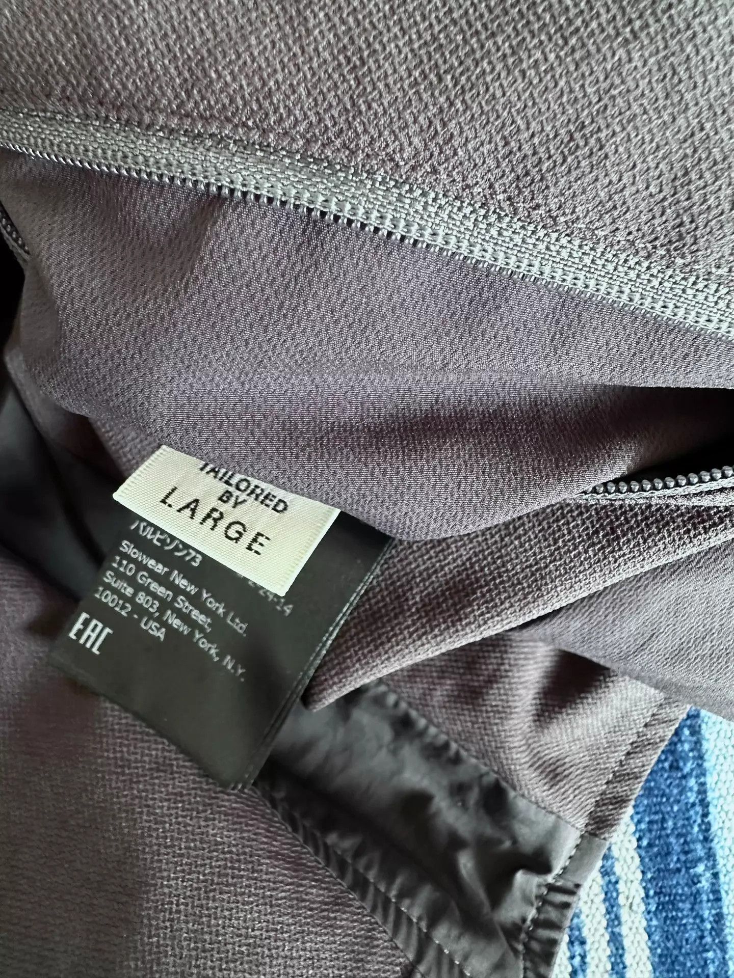 Nanamica Blue Lightweight Button-Front Jacket Size L Size US L / EU 52-54 / 3 - 8 Thumbnail