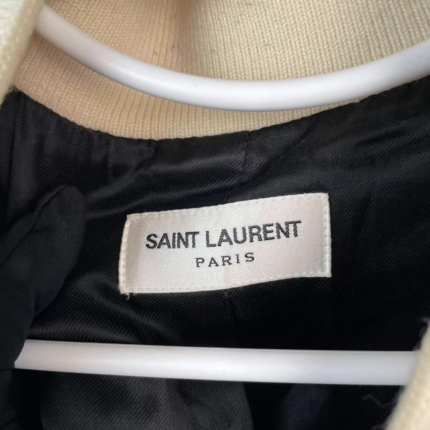 Yves Saint Laurent Multi Color Varsity Bomber Jacket Size L Size US L / EU 52-54 / 3 - 4 Thumbnail