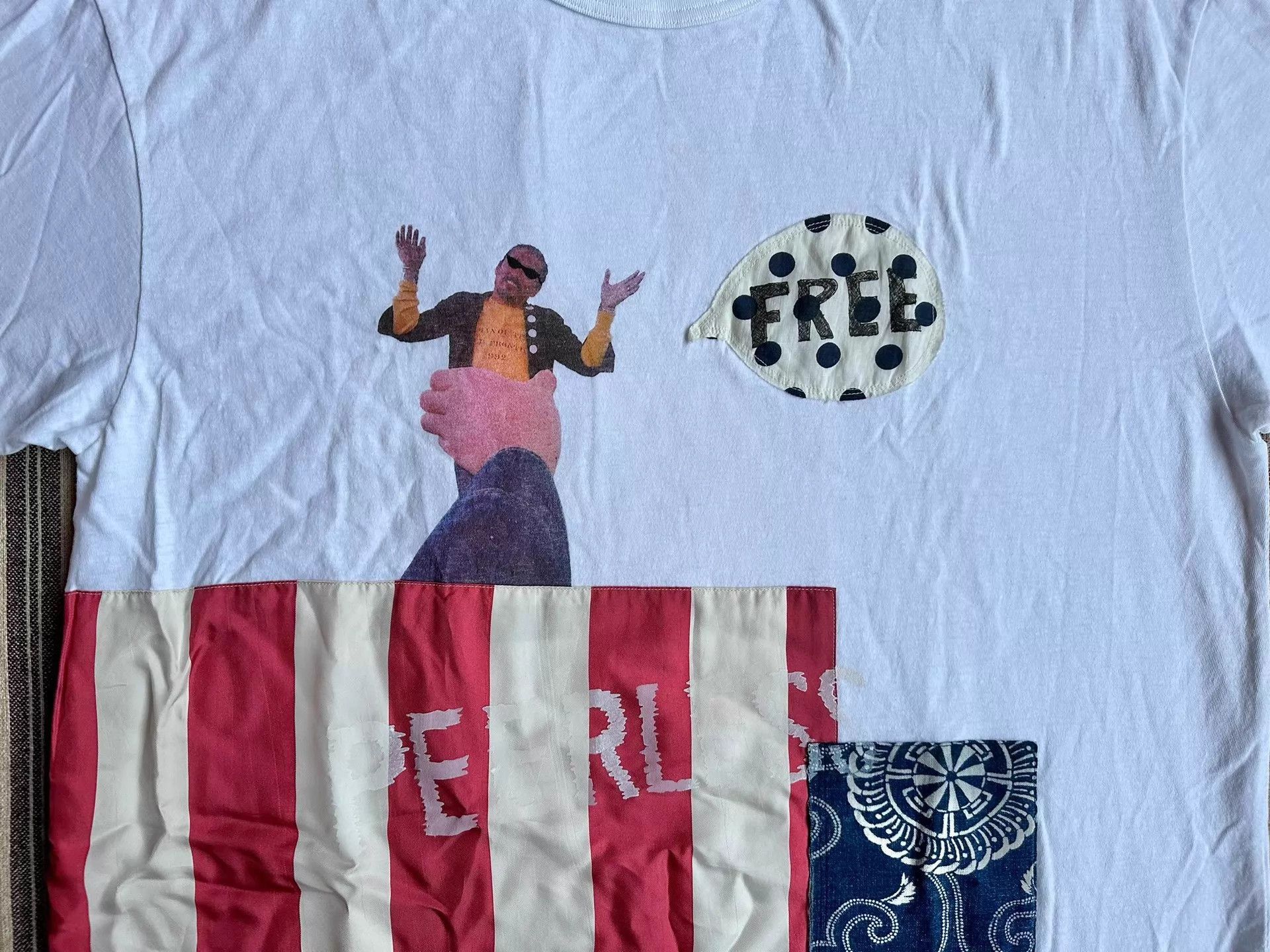 Visvim White Graphic Short Sleeve T-Shirt Size US XXL / EU 58 / 5 - 5 Thumbnail