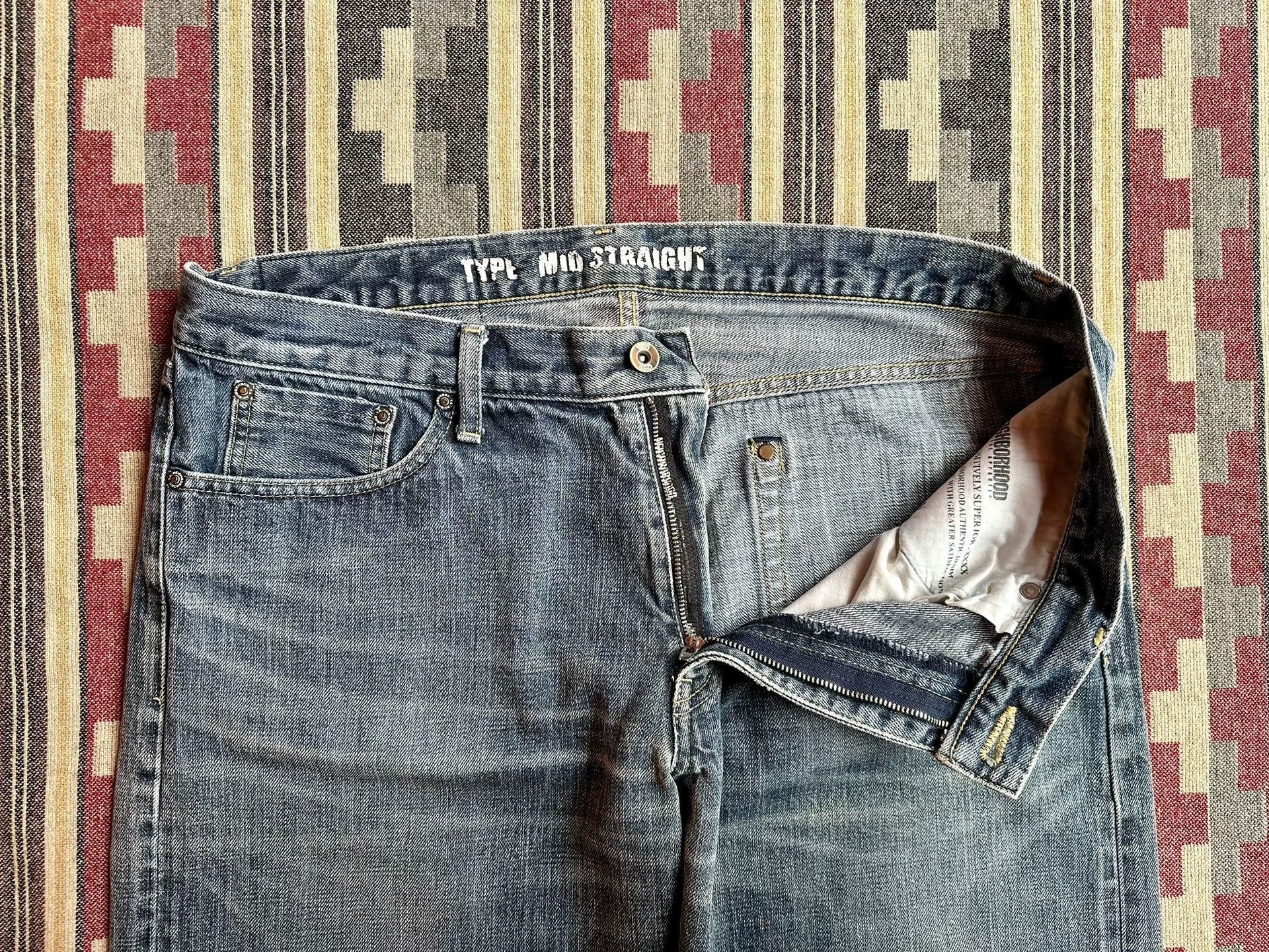 Neighborhood Blue Denim Straight-Leg Jeans Size US 36 / EU 52 - 5 Thumbnail