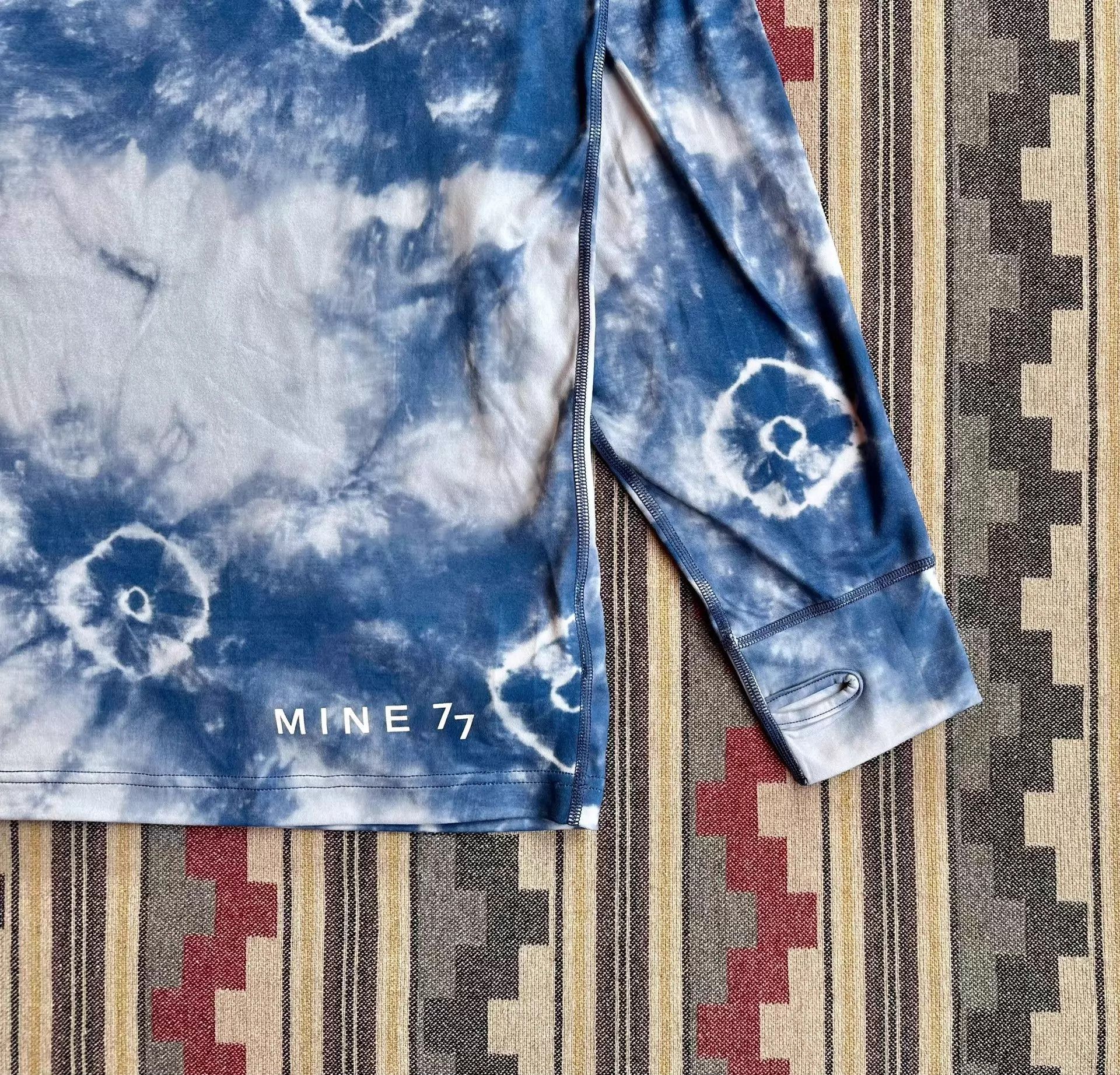 Burton Blue Tie-Dye Long Sleeve Hoodie Size US XXL / EU 58 / 5 - 3 Thumbnail