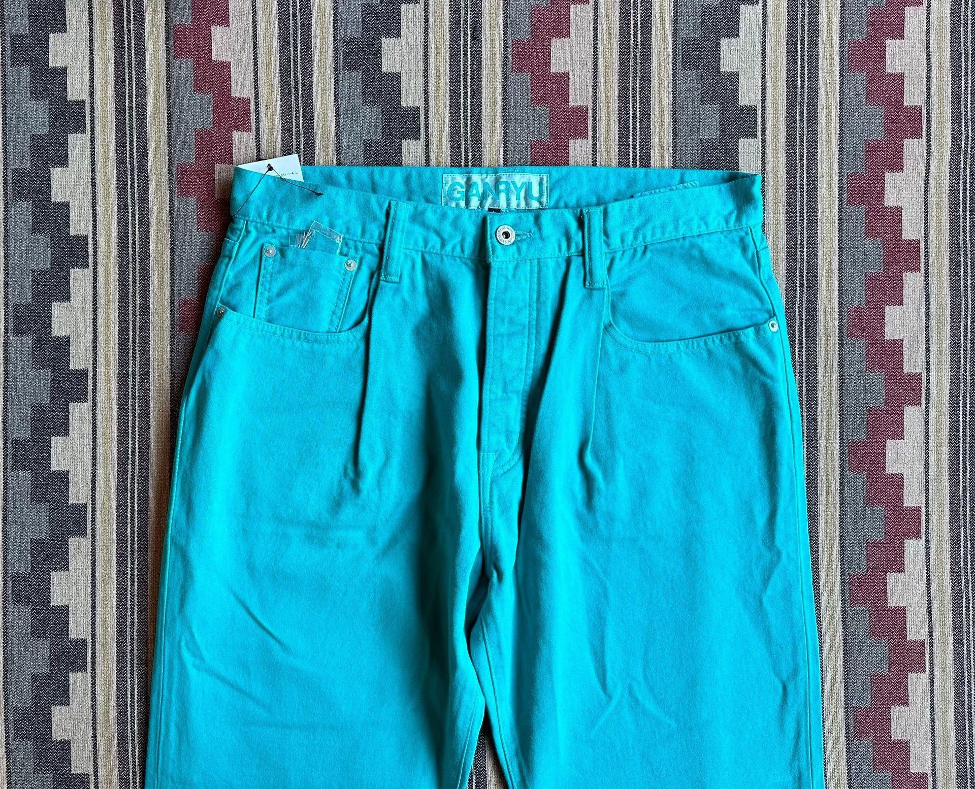 Ganryu Blue Casual Pants Size 34 Size US 34 / EU 50 - 3 Thumbnail