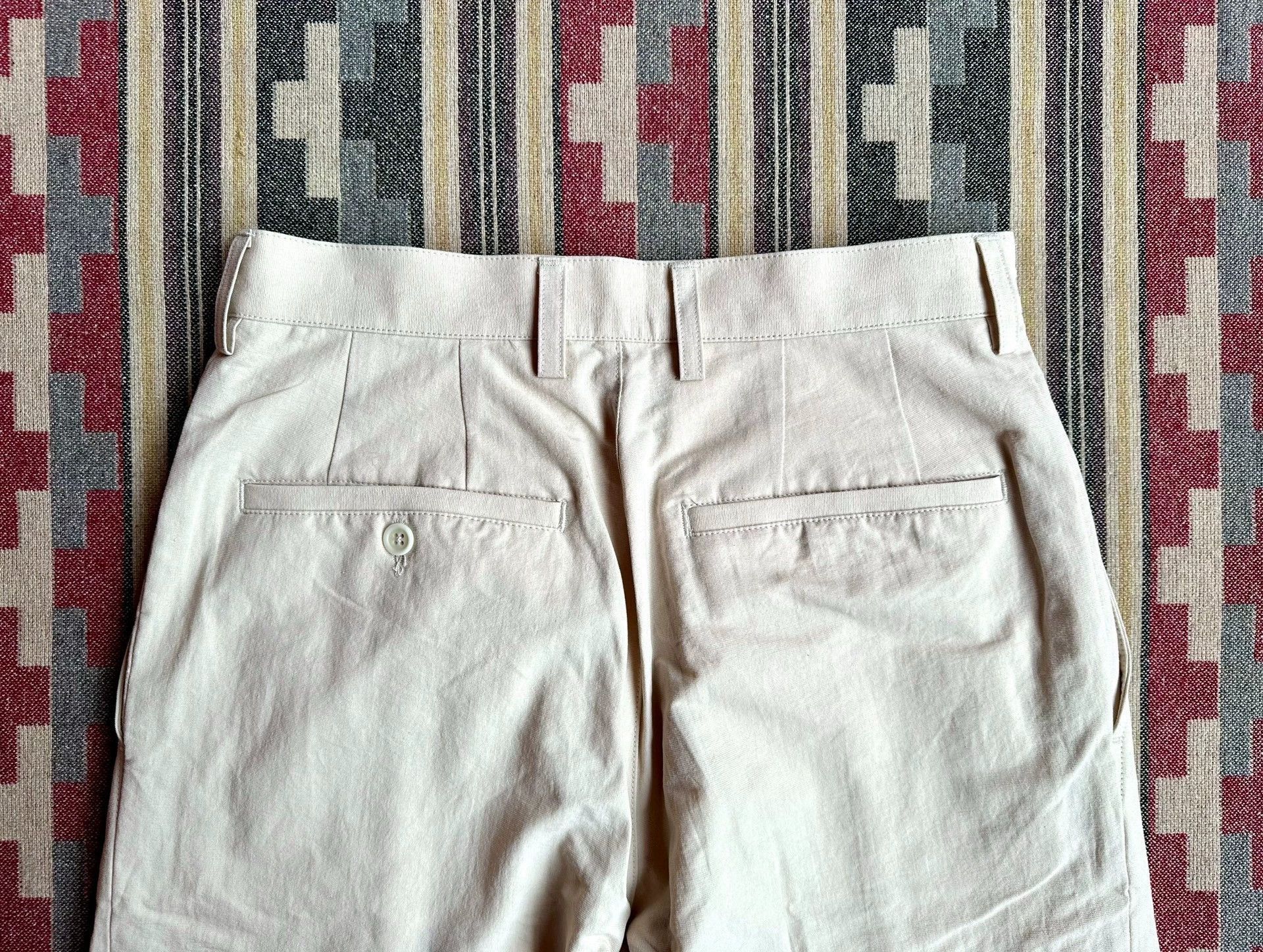 KUON Beige Pleated Casual Pants Size US 31 - 4 Thumbnail