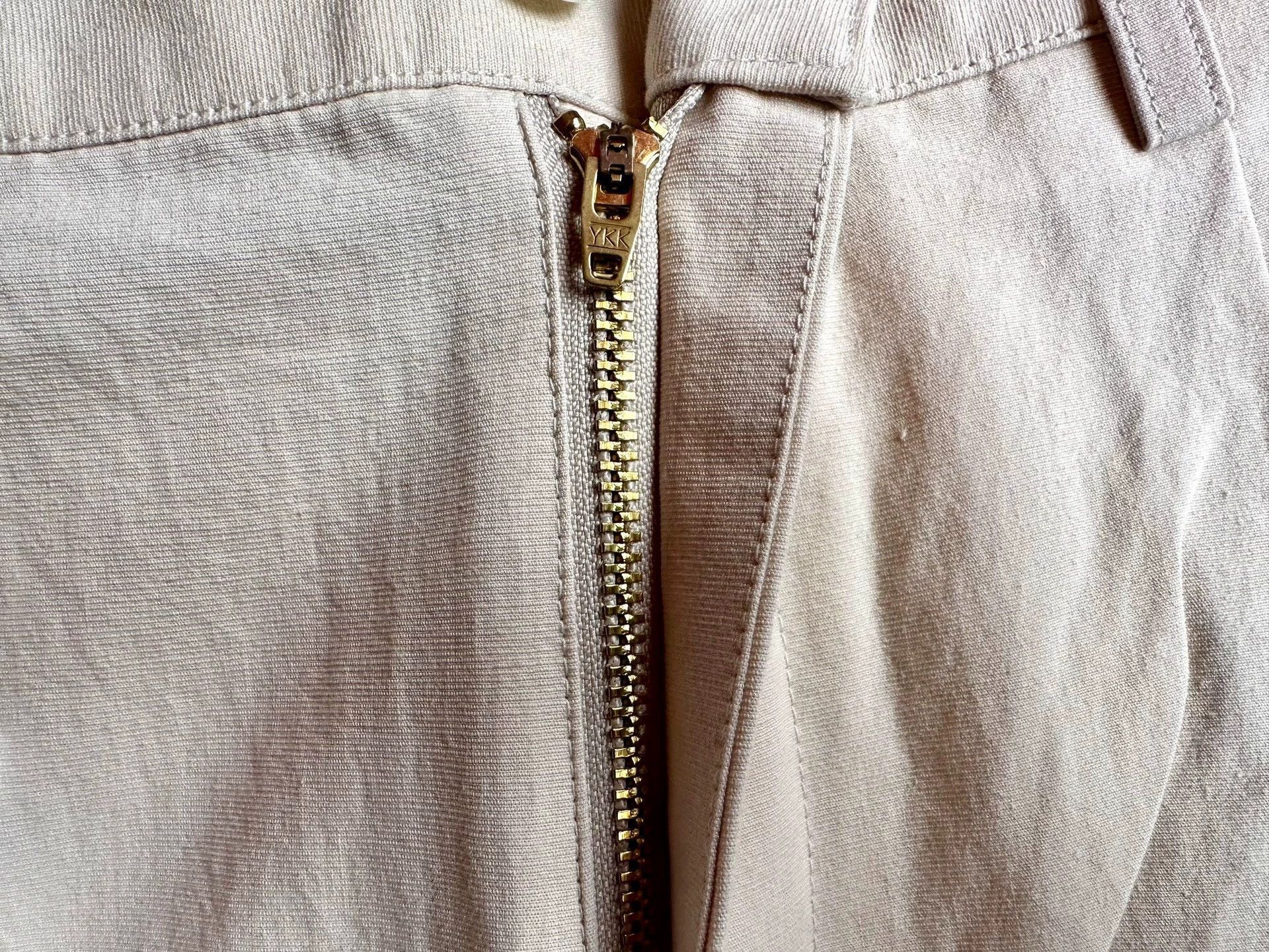 KUON Beige Pleated Casual Pants Size US 31 - 5 Thumbnail