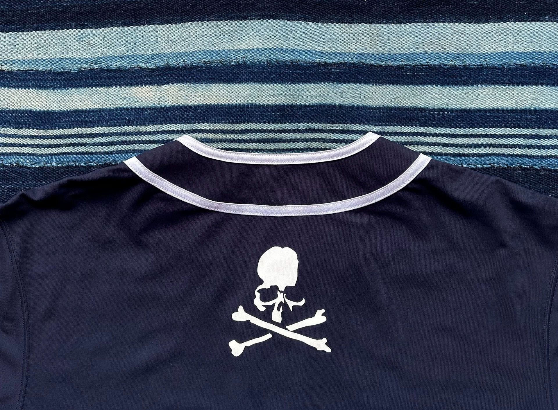 Mastermind World Black Short Sleeve Button-Front Jersey Top Size US S / EU 44-46 / 1 - 5 Thumbnail