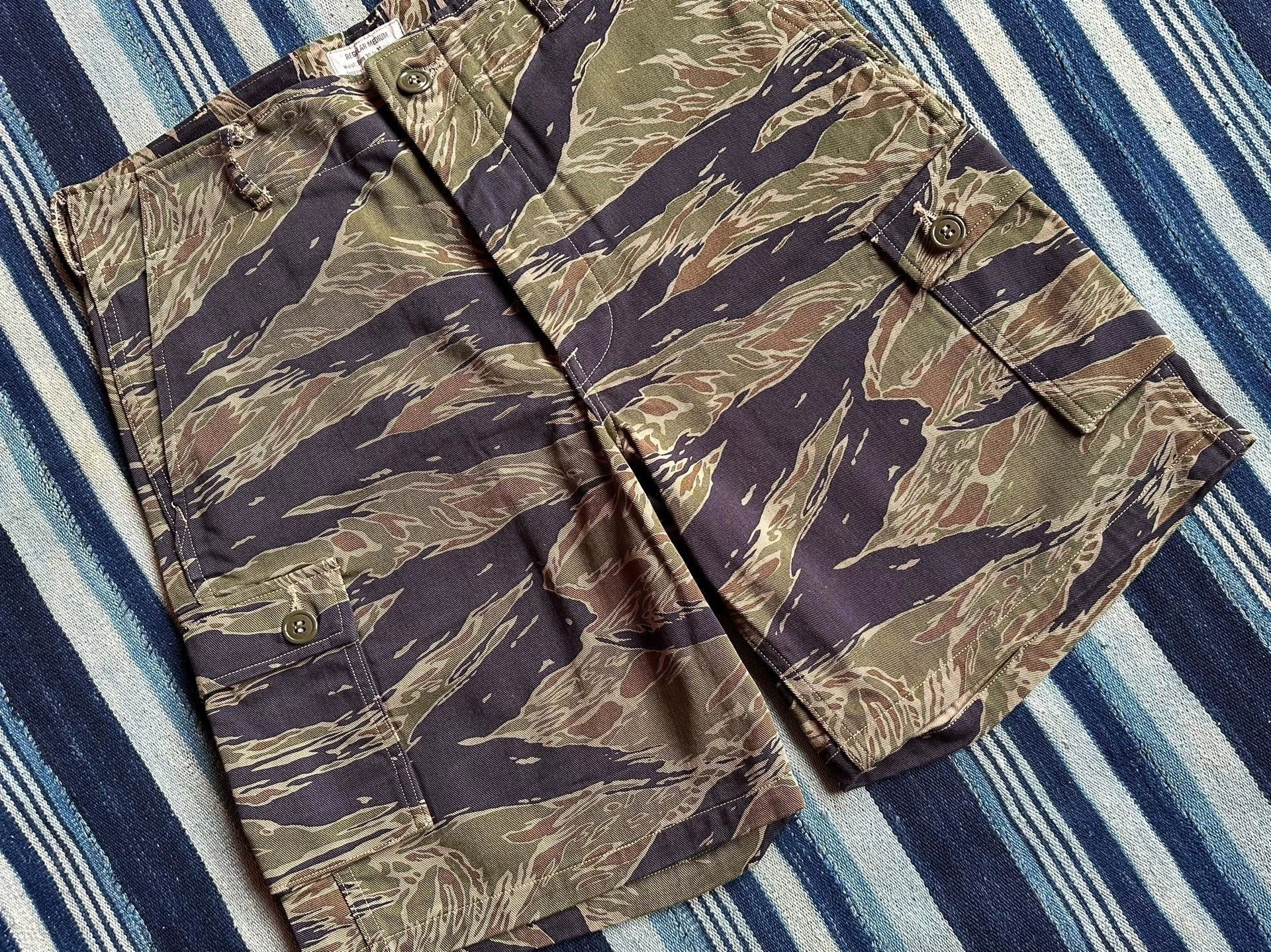 The Real McCoy's Green Camo Cargo Shorts Size 32 Size US 32 / EU 48 - 5 Thumbnail