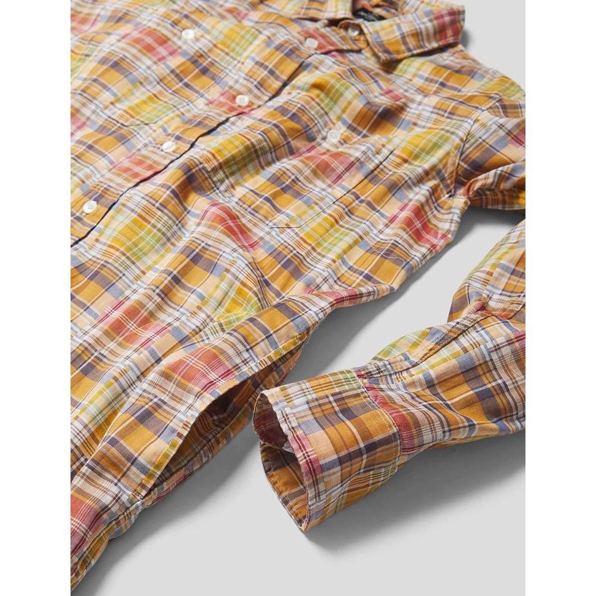 Nigel Cabourn Multi Plaid Long Sleeve Button-Up Shirt S Size US S / EU 44-46 / 1 - 9 Thumbnail