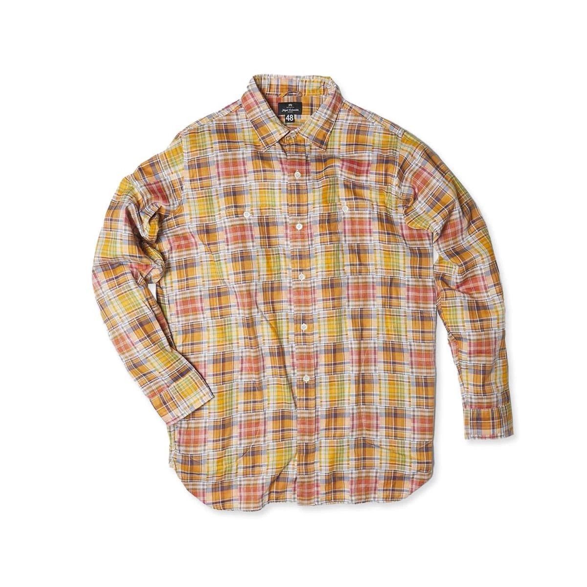 Nigel Cabourn Multi Plaid Long Sleeve Button-Up Shirt S Size US S / EU 44-46 / 1 - 8 Thumbnail