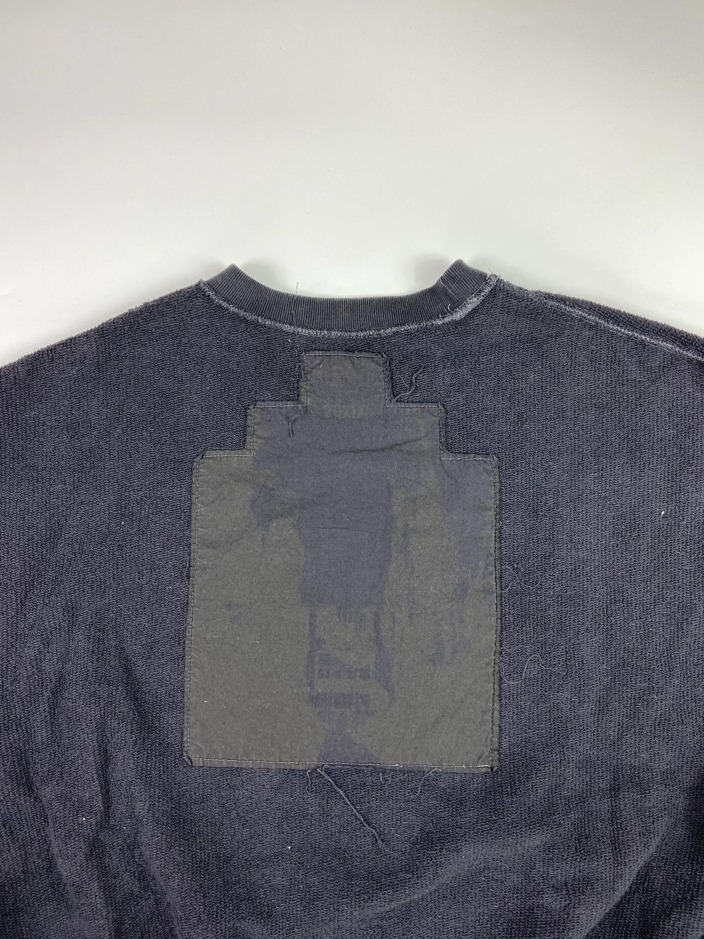 Cav Empt Gray Crewneck Sweatshirt with Striped Hem and Cuffs Size US L / EU 52-54 / 3 - 4 Thumbnail