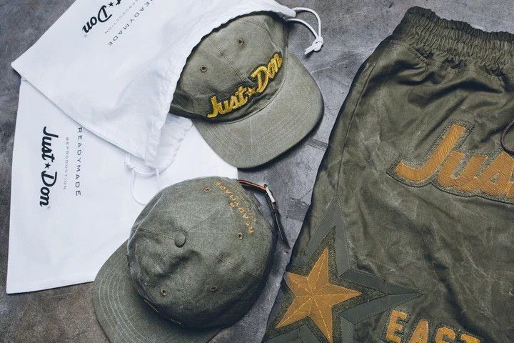 READYMADE Embroidered Cotton Baseball Cap Size ONE SIZE - 8 Thumbnail