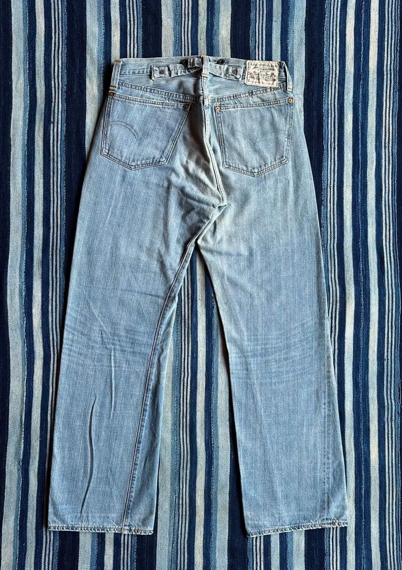 Levi's Blue Denim Straight-Leg Pants Size 32 Size US 32 / EU 48 - 2 Thumbnail