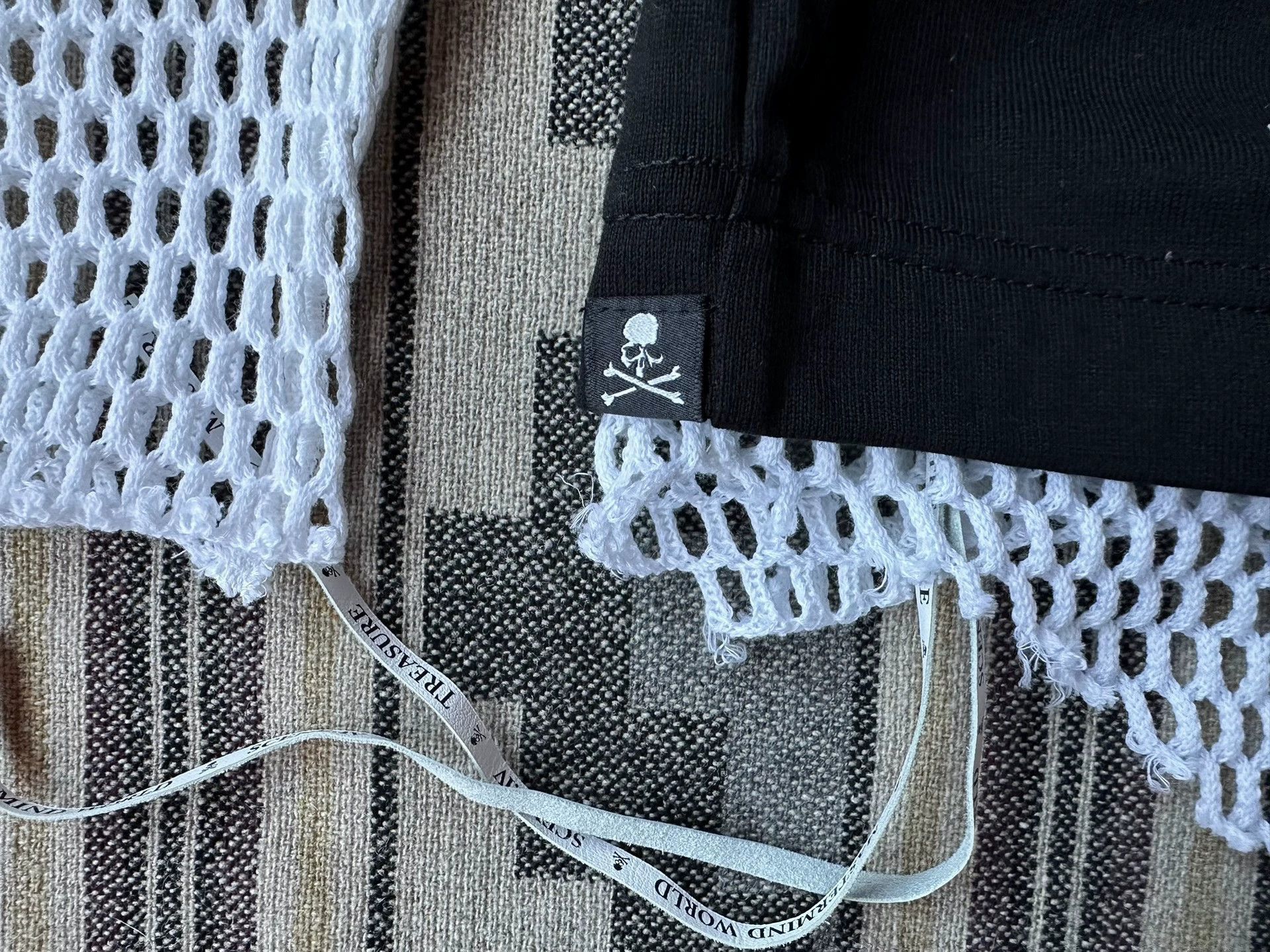 Mastermind World Black Skull Graphic Mesh Layered Long Sleeve Top Size US L / EU 52-54 / 3 - 5 Thumbnail