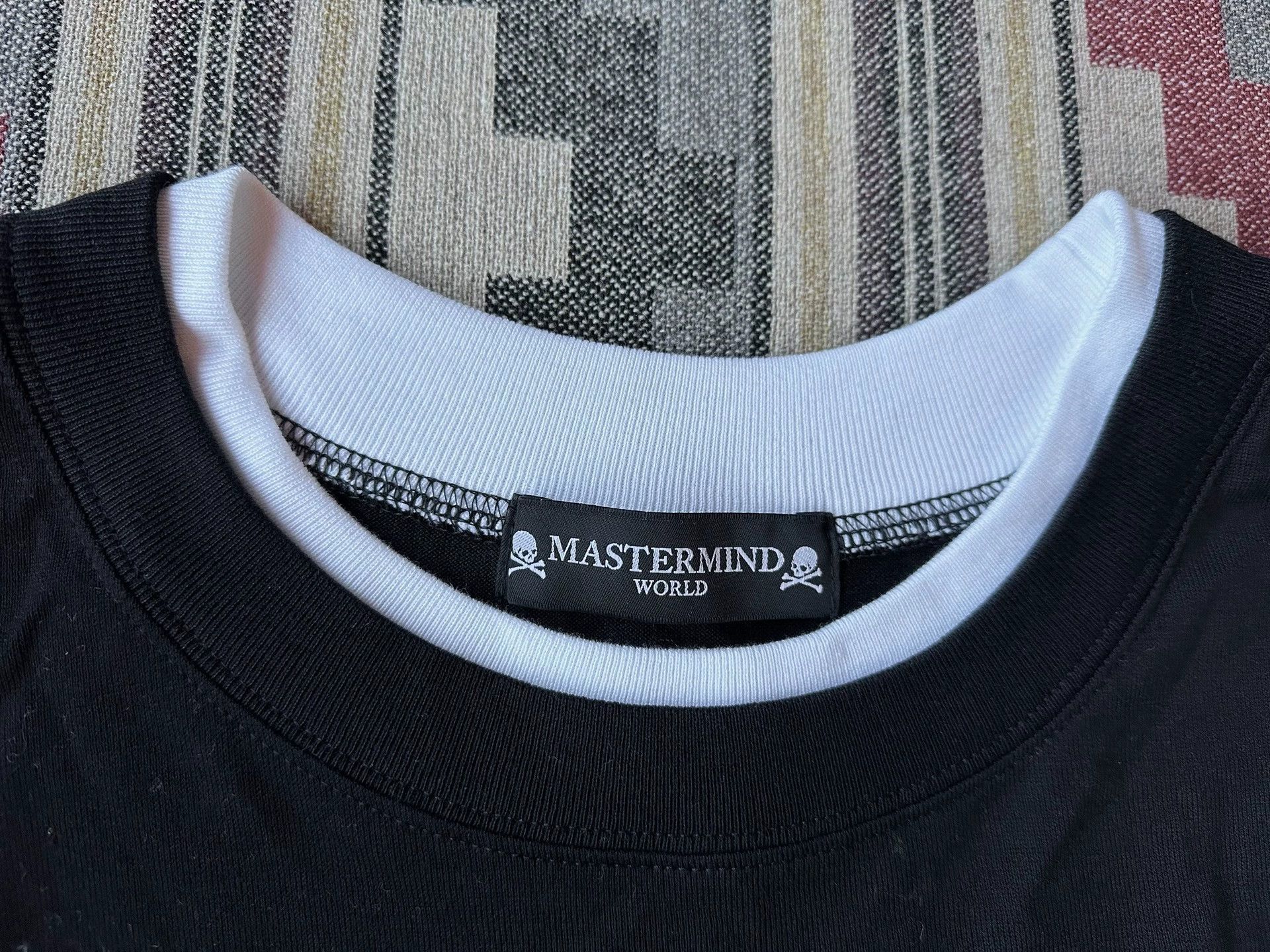 Mastermind World Black Skull Graphic Mesh Layered Long Sleeve Top Size US L / EU 52-54 / 3 - 3 Thumbnail