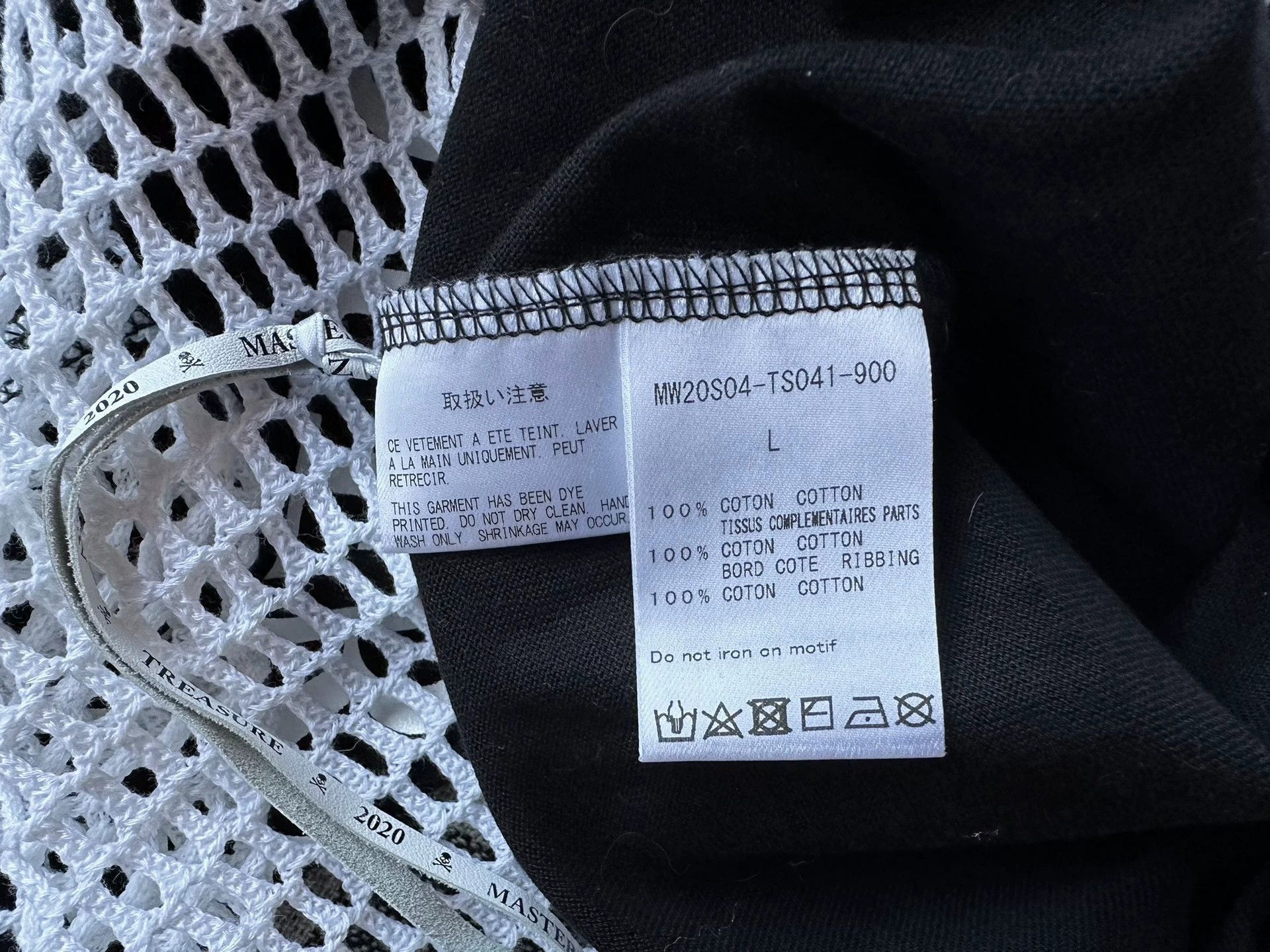 Mastermind World Black Skull Graphic Mesh Layered Long Sleeve Top Size US L / EU 52-54 / 3 - 6 Thumbnail