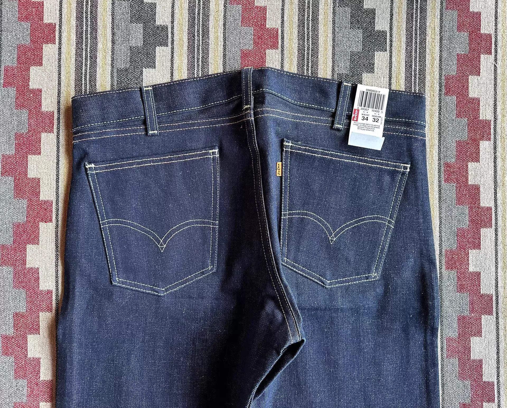 Levi's Blue Denim Pants - Size 34 Size US 34 / EU 50 - 4 Thumbnail