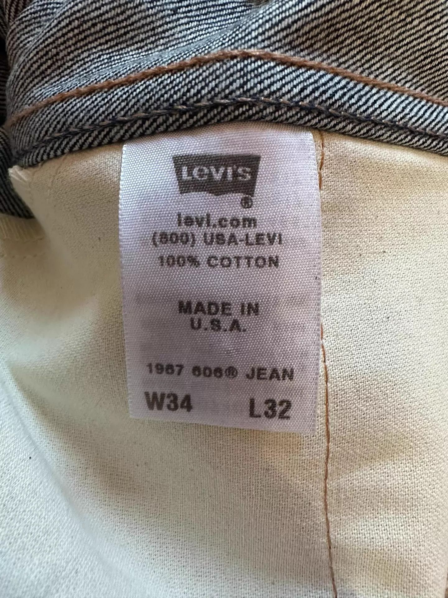 Levi's Blue Denim Pants - Size 34 Size US 34 / EU 50 - 9 Thumbnail
