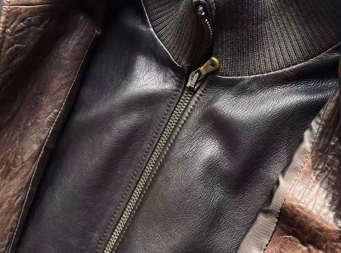 Dolce & Gabbana Dolce&Gabbana Distressed Double-Layer Leather Jacket Size US S / EU 44-46 / 1 - 8 Thumbnail
