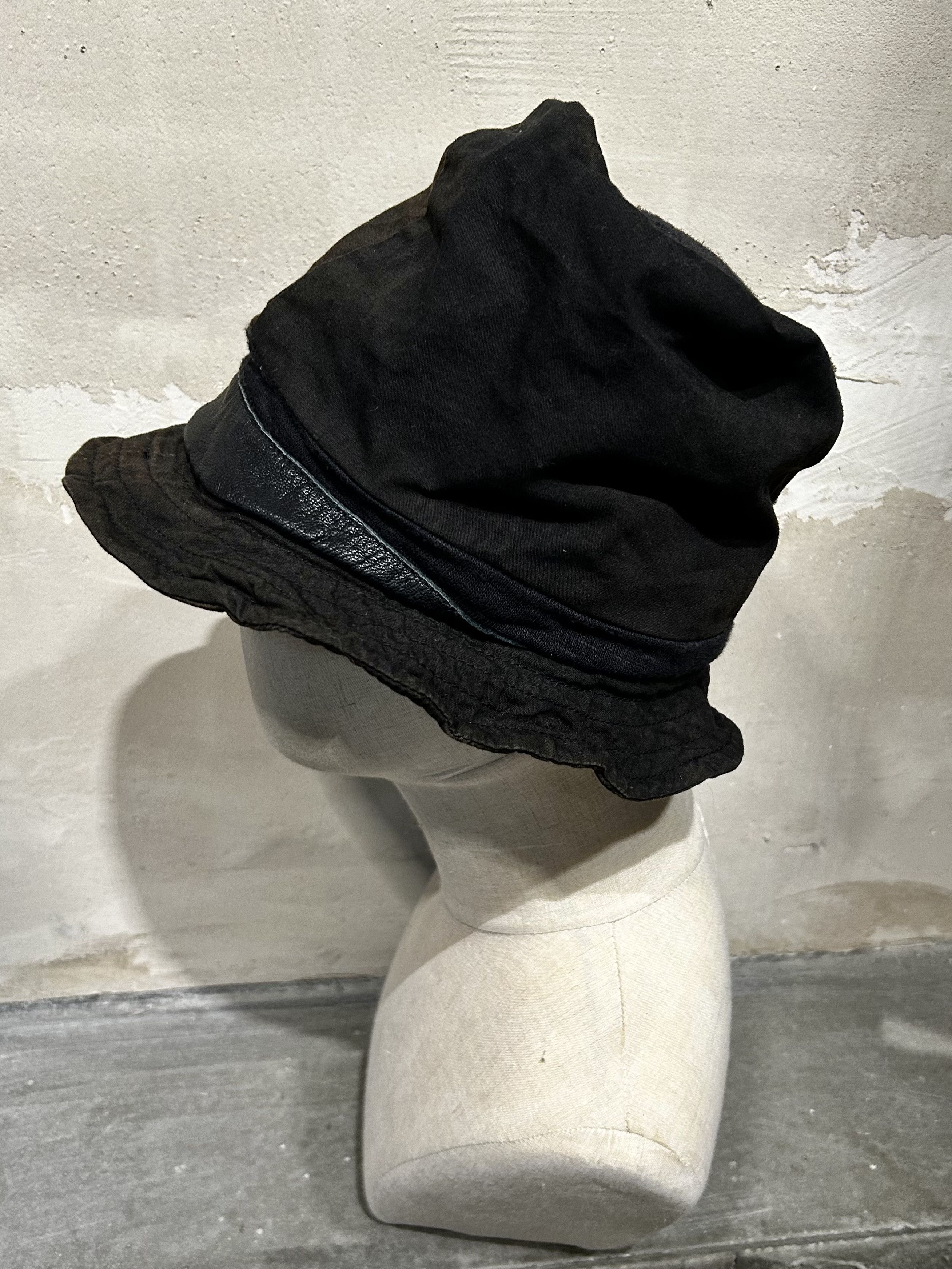 14th Addiction 14th Addiction Patchwork Leather Fedora Size ONE SIZE - 5 Thumbnail