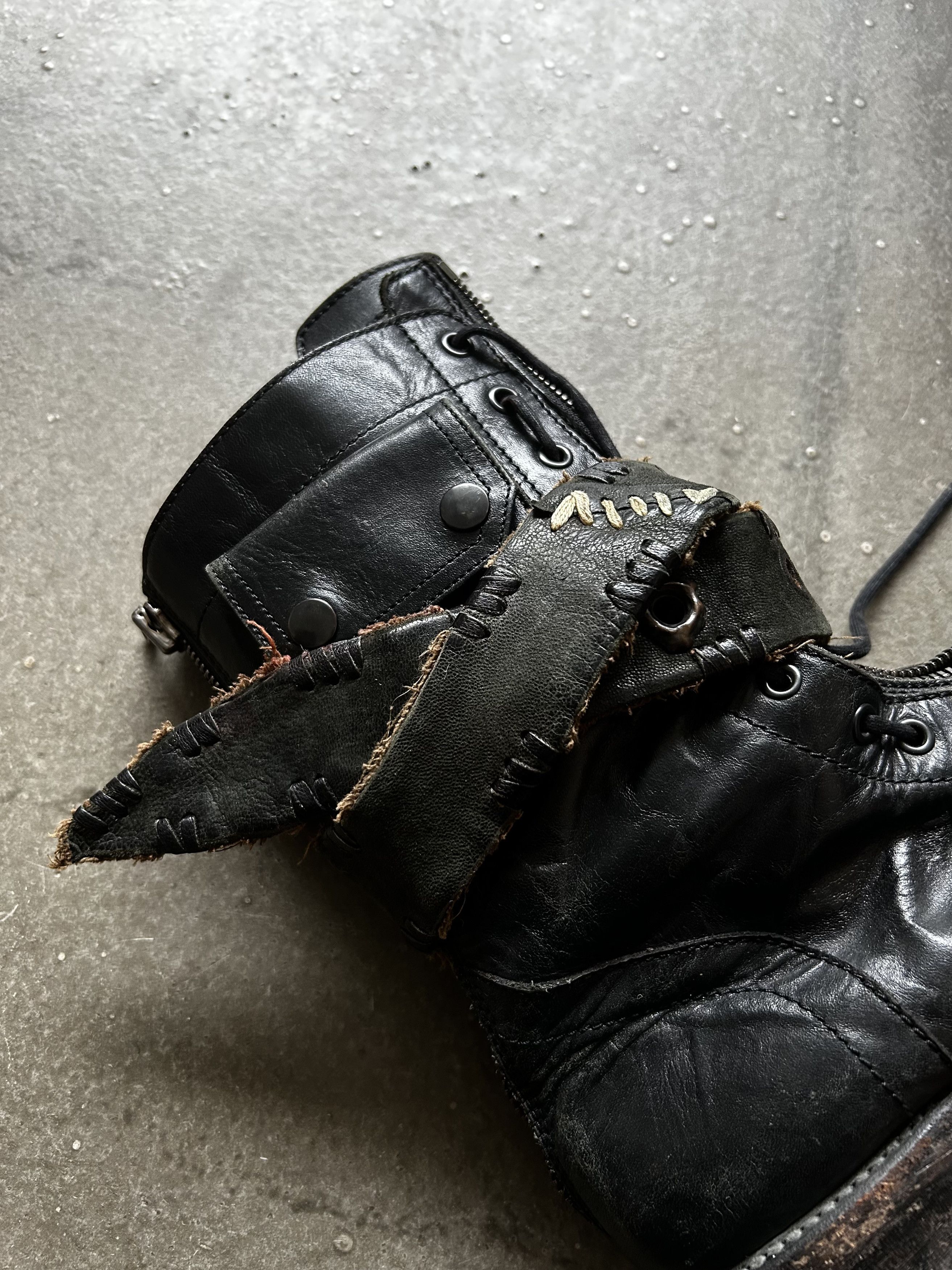 14th Addiction 14th Addiction Early Handcrafted Lace-Up Boots Size ONE SIZE - 6 Thumbnail