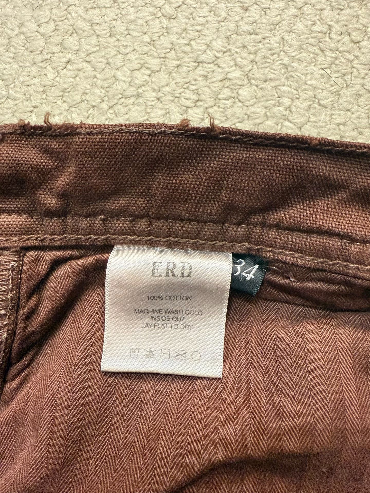 Enfants Riches Deprimes ERD 23FW Distressed Safety Pin Cargo Pants Size US 34 / EU 50 - 6 Thumbnail