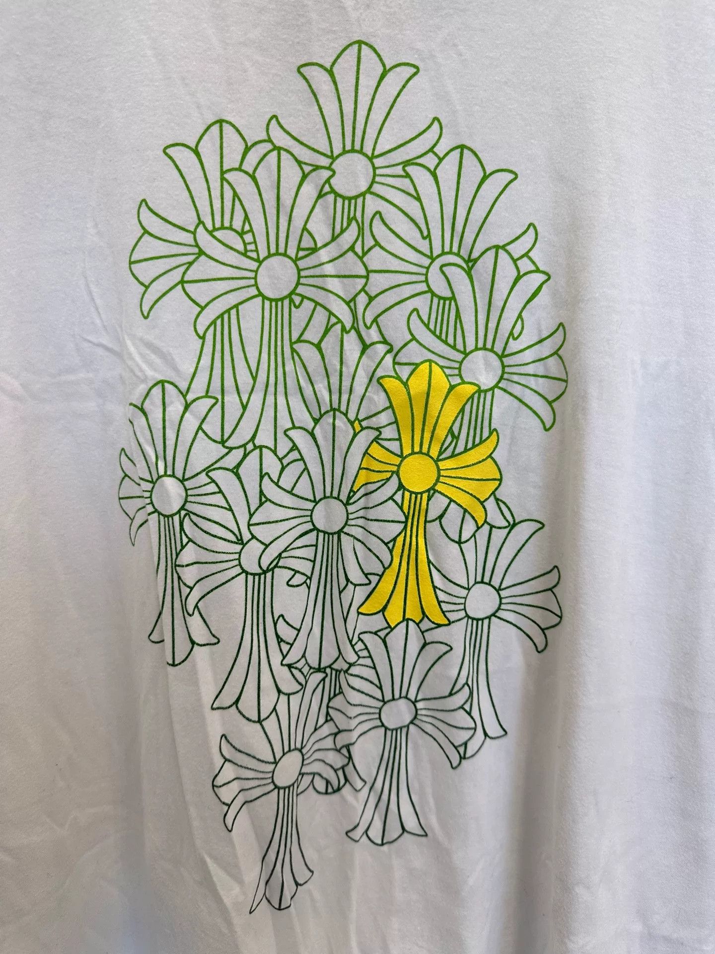 Chrome Hearts Chrome Hearts White Cross Short Sleeve Size US XXL / EU 58 / 5 - 4 Thumbnail