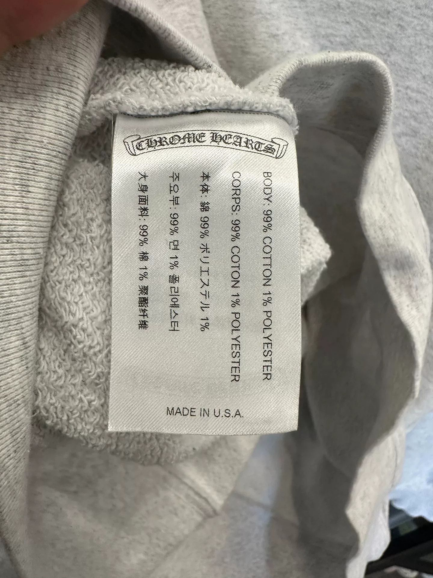 Chrome Hearts Chrome Hearts Mattyboy Graffiti Gray Crewneck Size US L / EU 52-54 / 3 - 4 Thumbnail