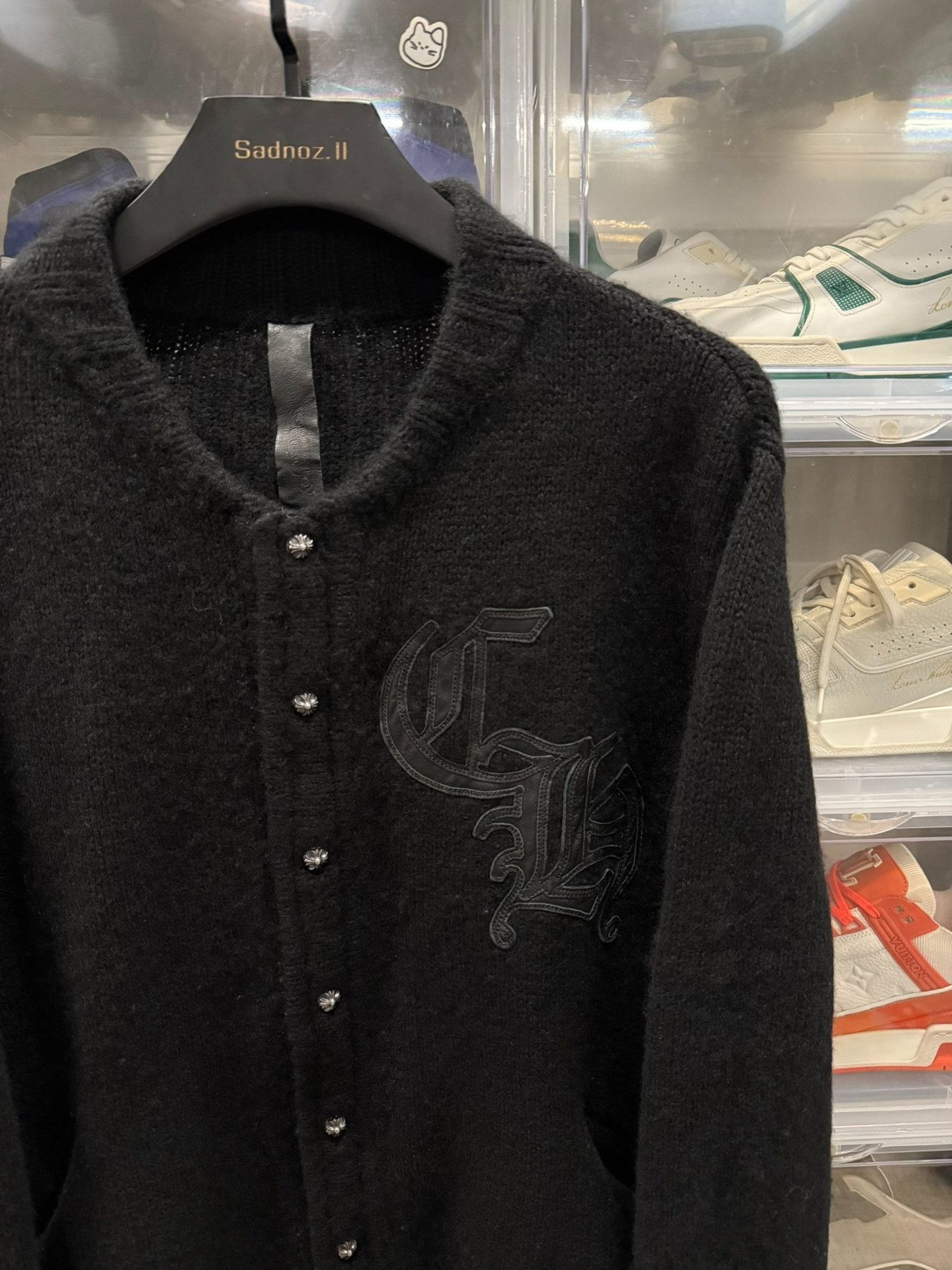 Chrome Hearts Chrome Hearts Black Cashmere Cardigan XL Size US XL / EU 56 / 4 - 2 Thumbnail