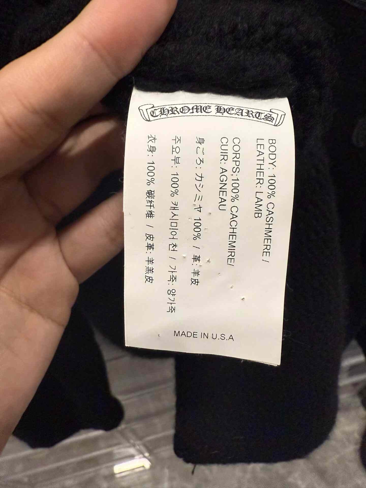 Chrome Hearts Chrome Hearts Black Cashmere Cardigan XL Size US XL / EU 56 / 4 - 5 Thumbnail