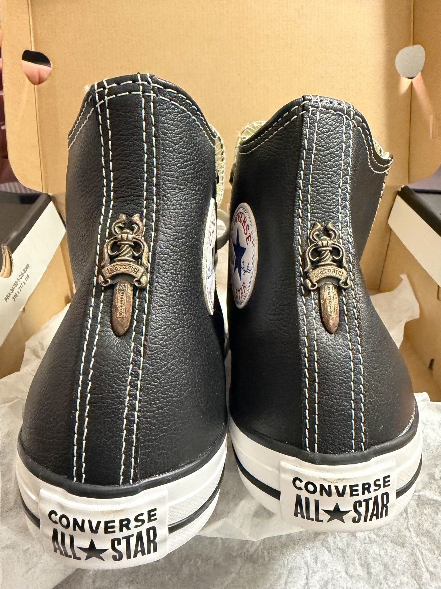 Chrome Hearts Chrome Hearts Converse Leather All Star Size US 10 / EU 43 - 3 Thumbnail
