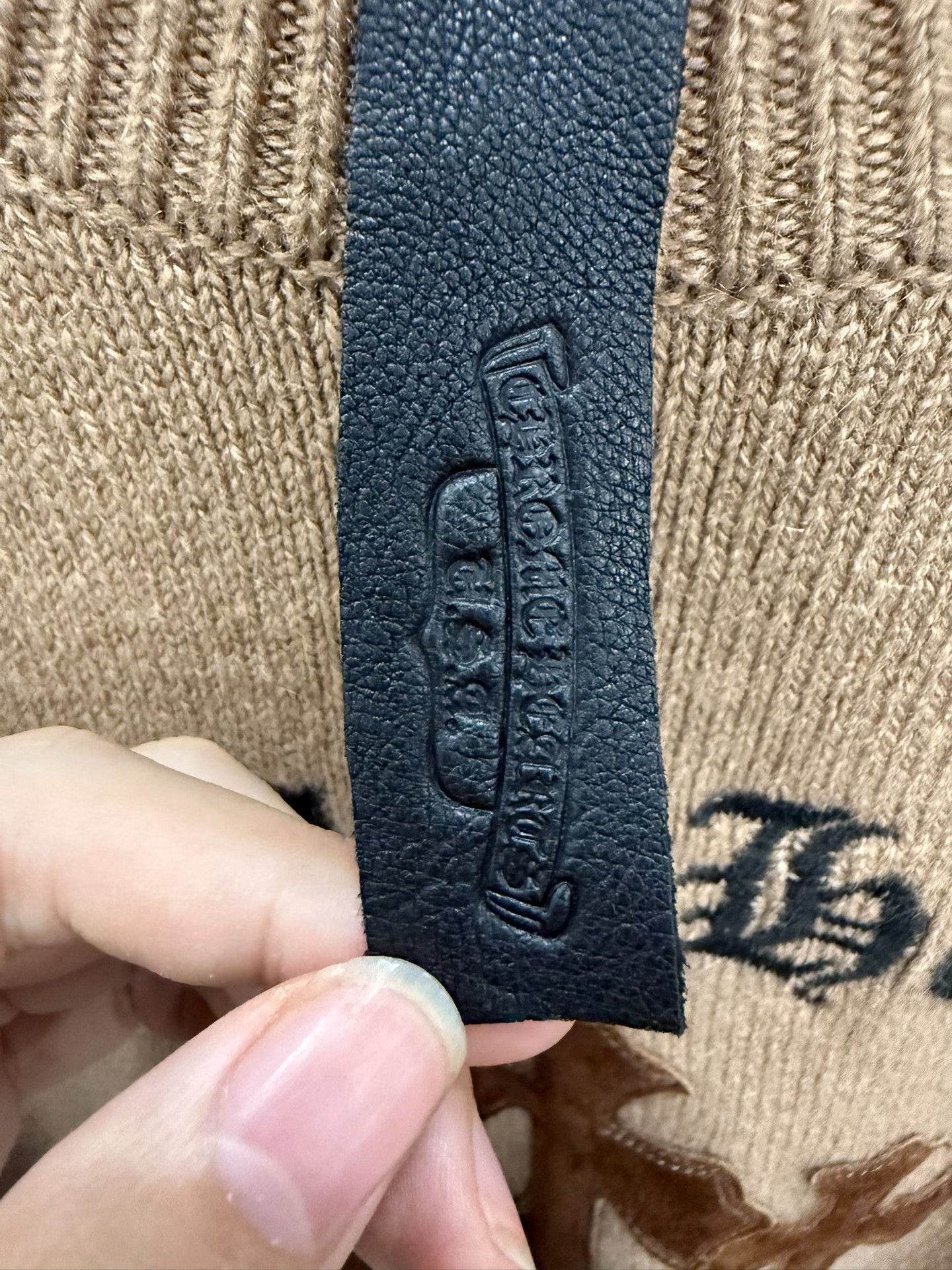 Chrome Hearts Chrome Hearts Brown Cashmere Sweater Size US L / EU 52-54 / 3 - 4 Thumbnail