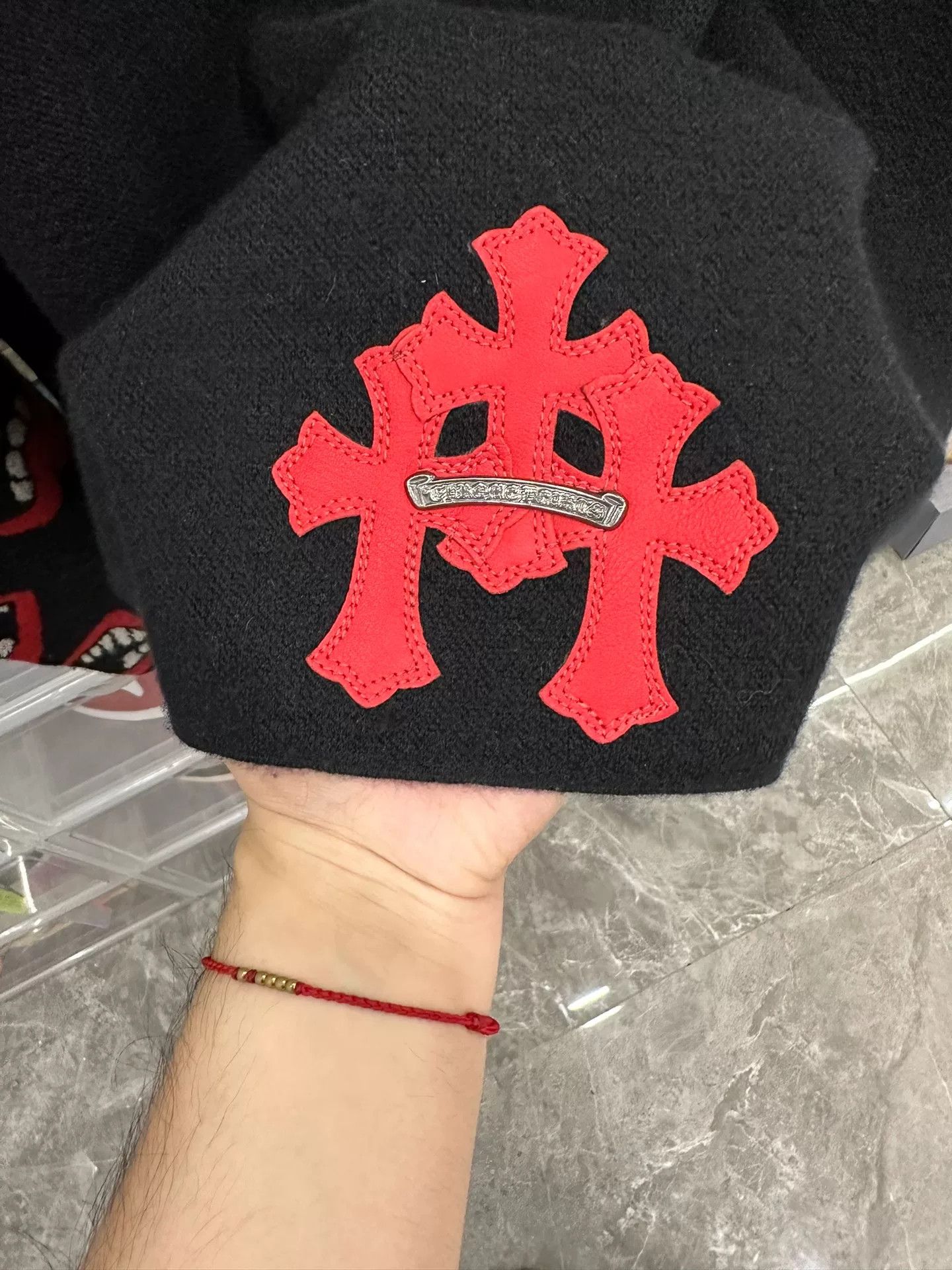 Chrome Hearts Chrome Hearts Mattyboy Red Cross Sweater Size US XL / EU 56 / 4 - 5 Thumbnail