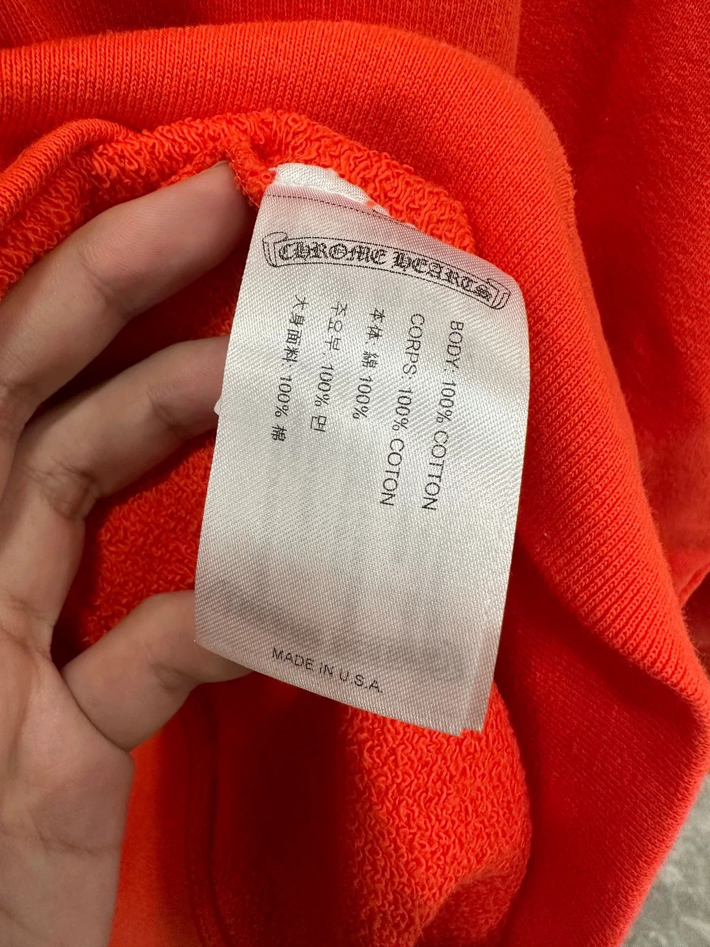 Chrome Hearts Chrome Hearts Mattyboy Orange Graffiti Hoodie Size US XL / EU 56 / 4 - 6 Thumbnail