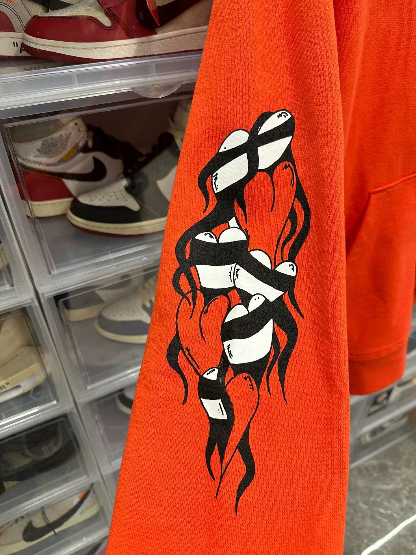 Chrome Hearts Chrome Hearts Mattyboy Orange Graffiti Hoodie Size US XL / EU 56 / 4 - 3 Thumbnail