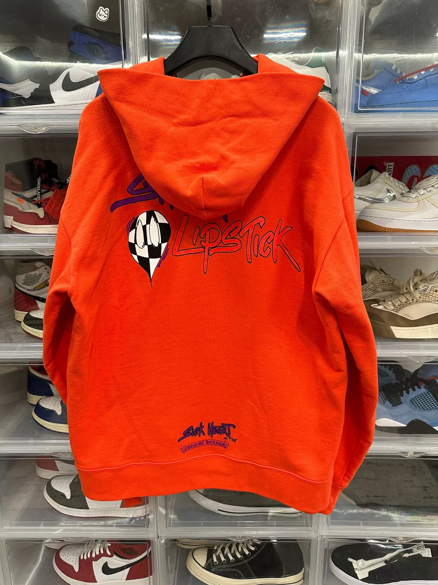 Chrome Hearts Chrome Hearts Mattyboy Orange Graffiti Hoodie Size US XL / EU 56 / 4 - 4 Thumbnail