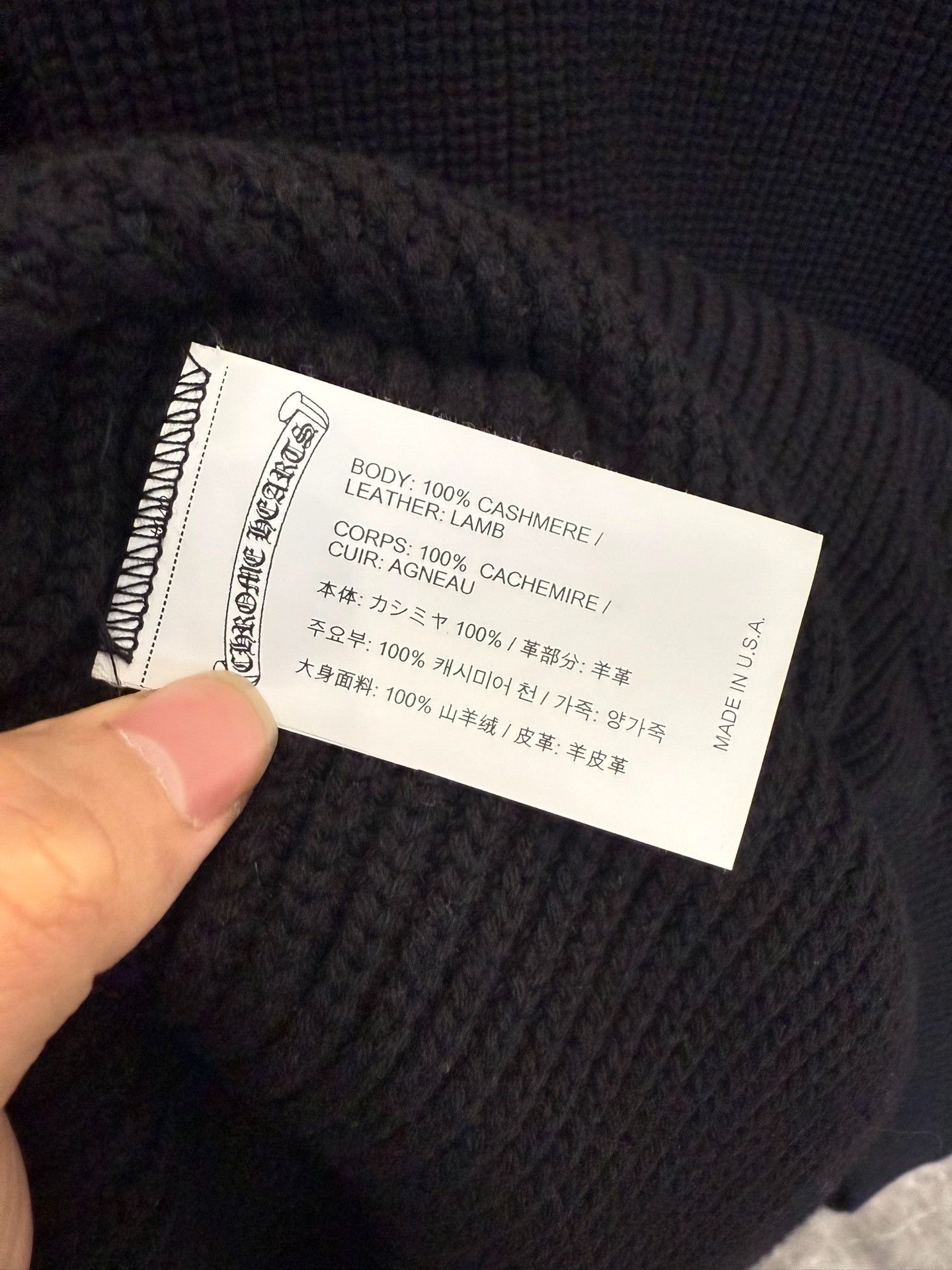 Chrome Hearts Chrome Hearts Thirty Cross Patch Sweater Size US XXL / EU 58 / 5 - 5 Thumbnail